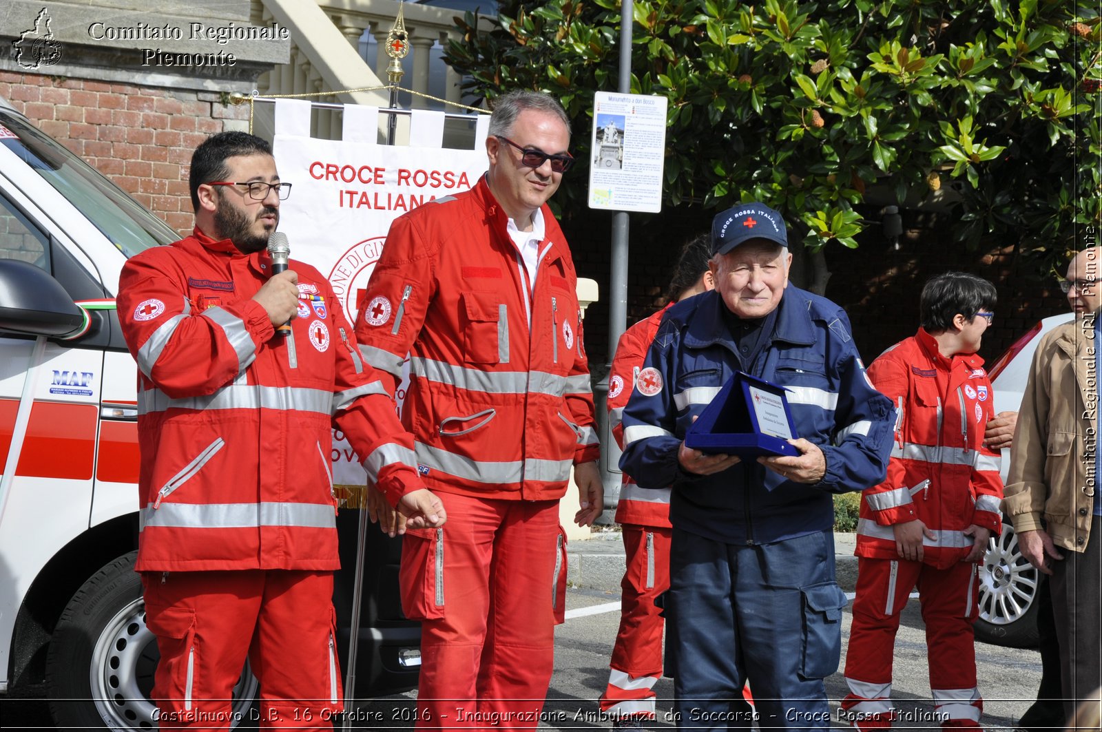 Castelnuovo D.B. 16 Ottobre 2016 - Inaugurazione Ambulanza da Soccorso - Croce Rossa Italiana- Comitato Regionale del Piemonte