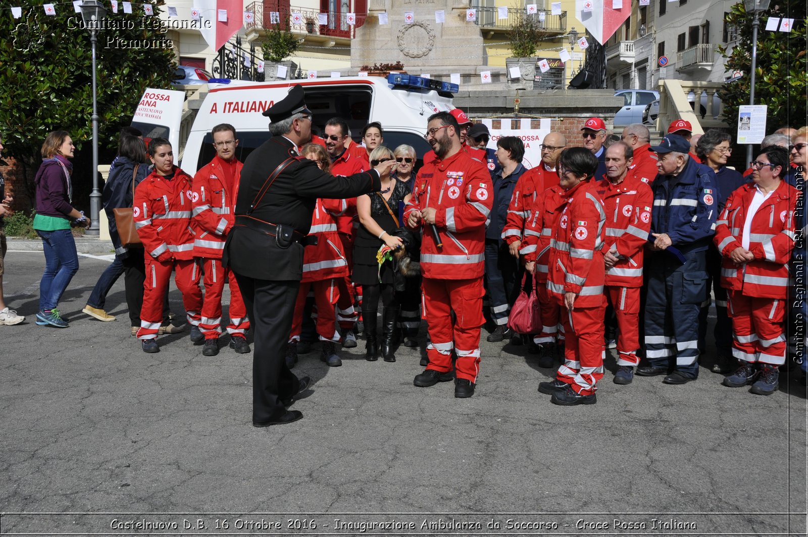 Castelnuovo D.B. 16 Ottobre 2016 - Inaugurazione Ambulanza da Soccorso - Croce Rossa Italiana- Comitato Regionale del Piemonte