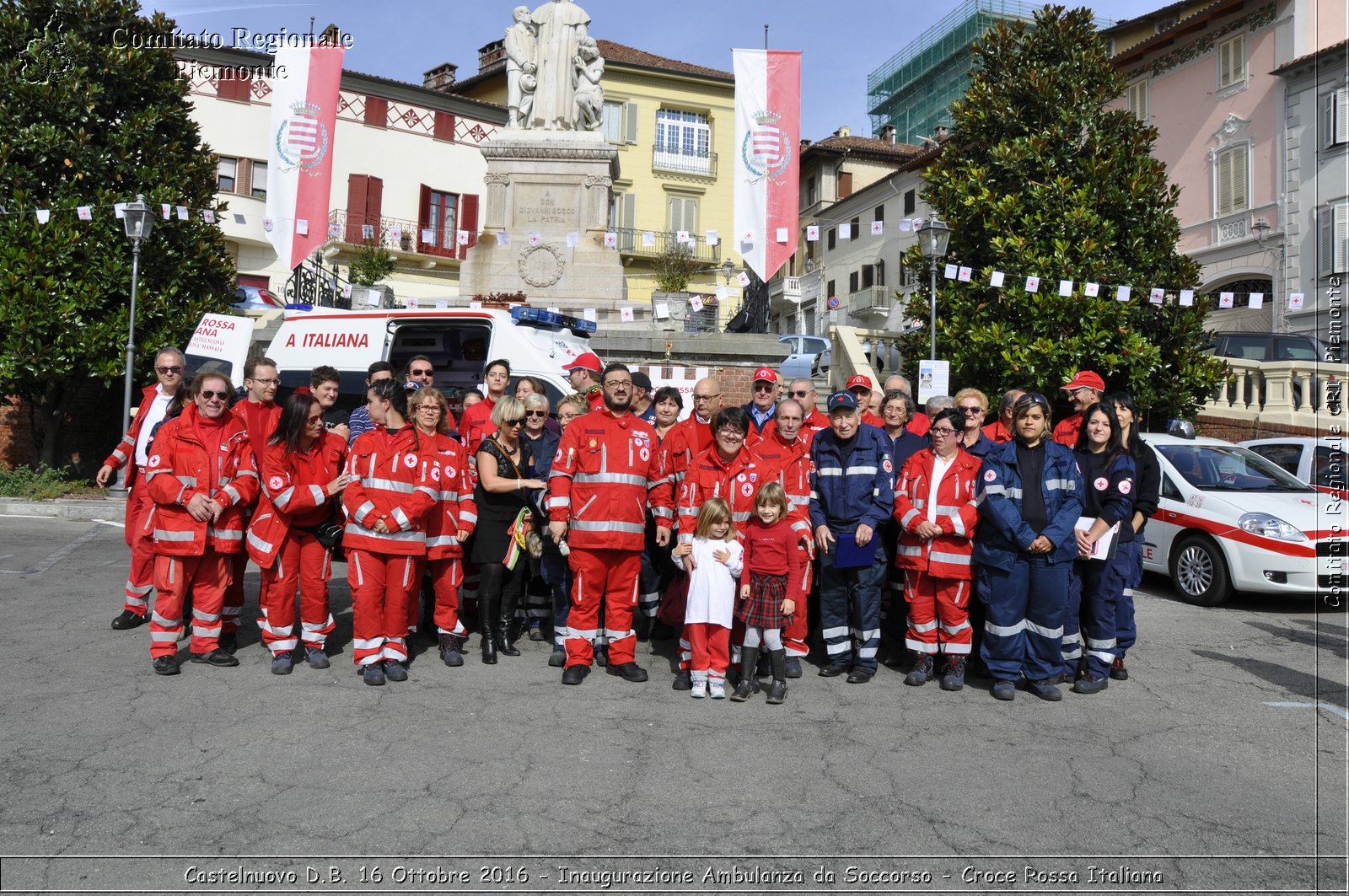 Castelnuovo D.B. 16 Ottobre 2016 - Inaugurazione Ambulanza da Soccorso - Croce Rossa Italiana- Comitato Regionale del Piemonte