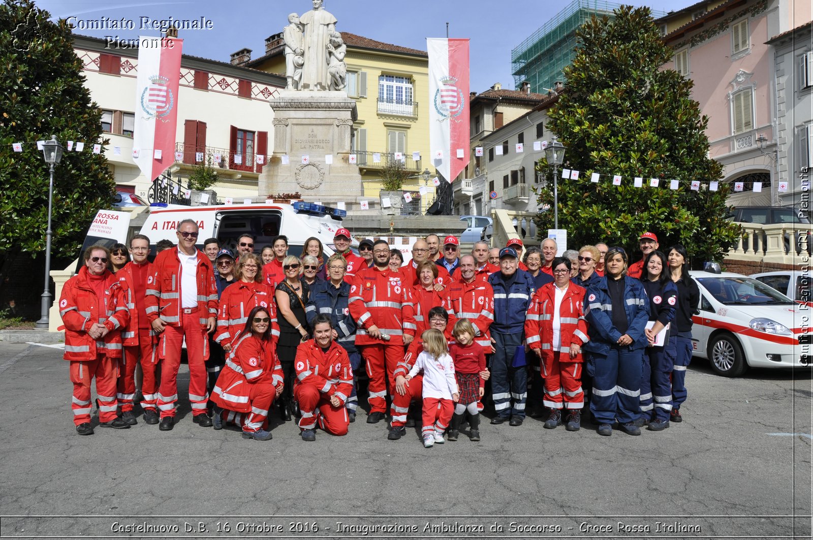 Castelnuovo D.B. 16 Ottobre 2016 - Inaugurazione Ambulanza da Soccorso - Croce Rossa Italiana- Comitato Regionale del Piemonte