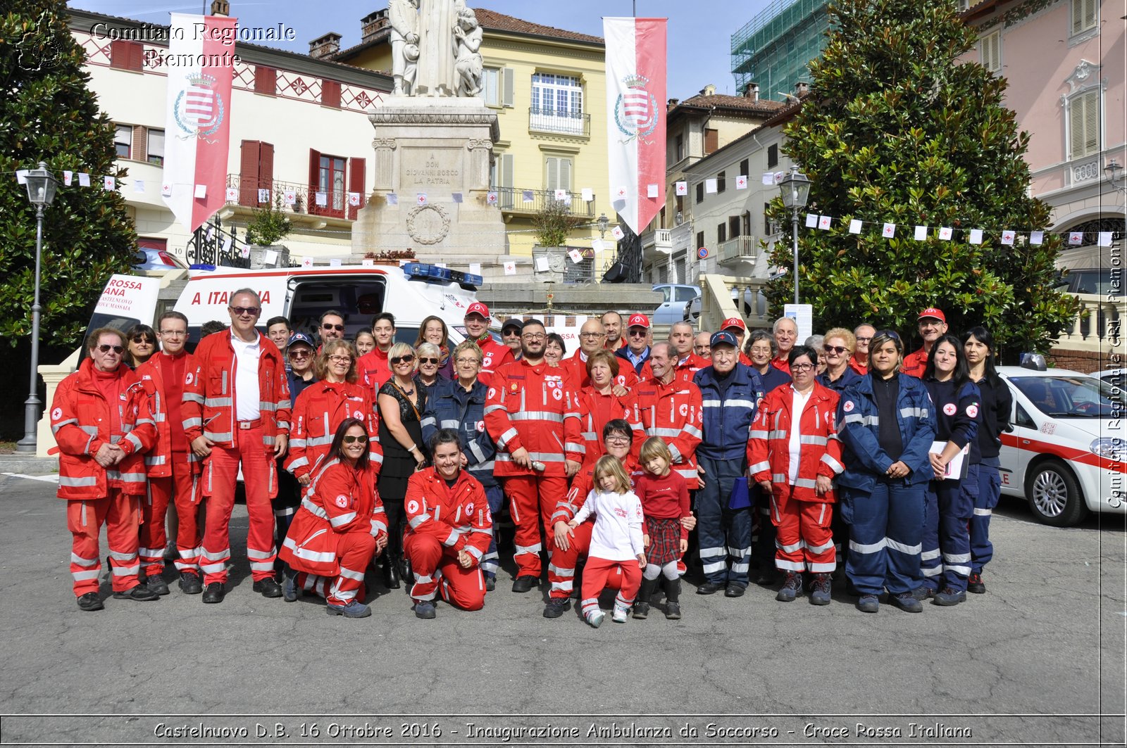 Castelnuovo D.B. 16 Ottobre 2016 - Inaugurazione Ambulanza da Soccorso - Croce Rossa Italiana- Comitato Regionale del Piemonte