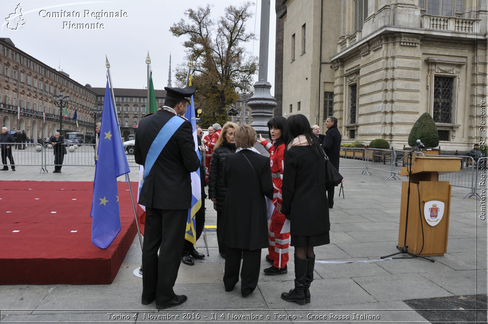 Torino 4  Novembre 2016 - Il 4 Novembre a Torino - Croce Rossa Italiana- Comitato Regionale del Piemonte