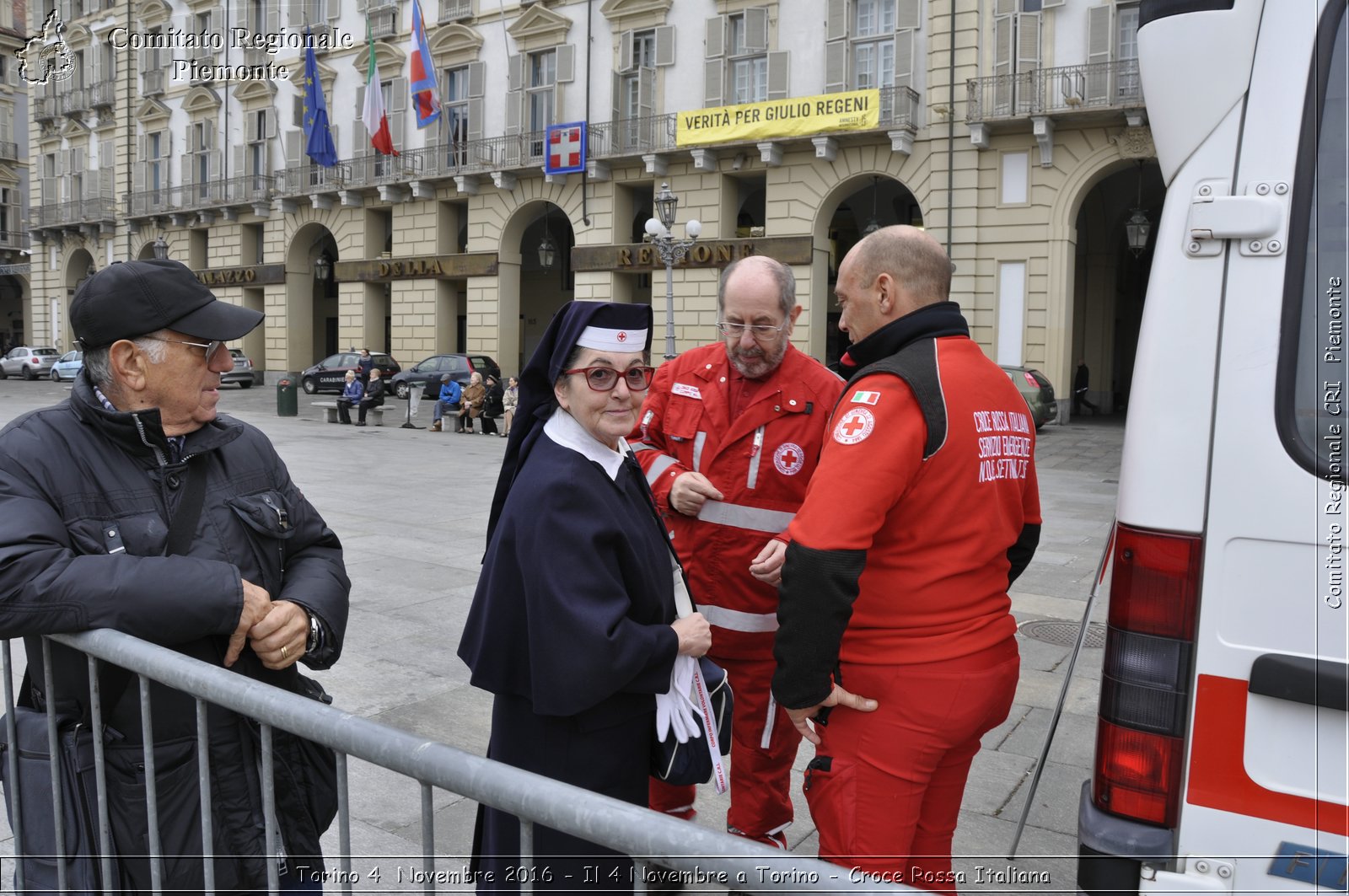 Torino 4  Novembre 2016 - Il 4 Novembre a Torino - Croce Rossa Italiana- Comitato Regionale del Piemonte