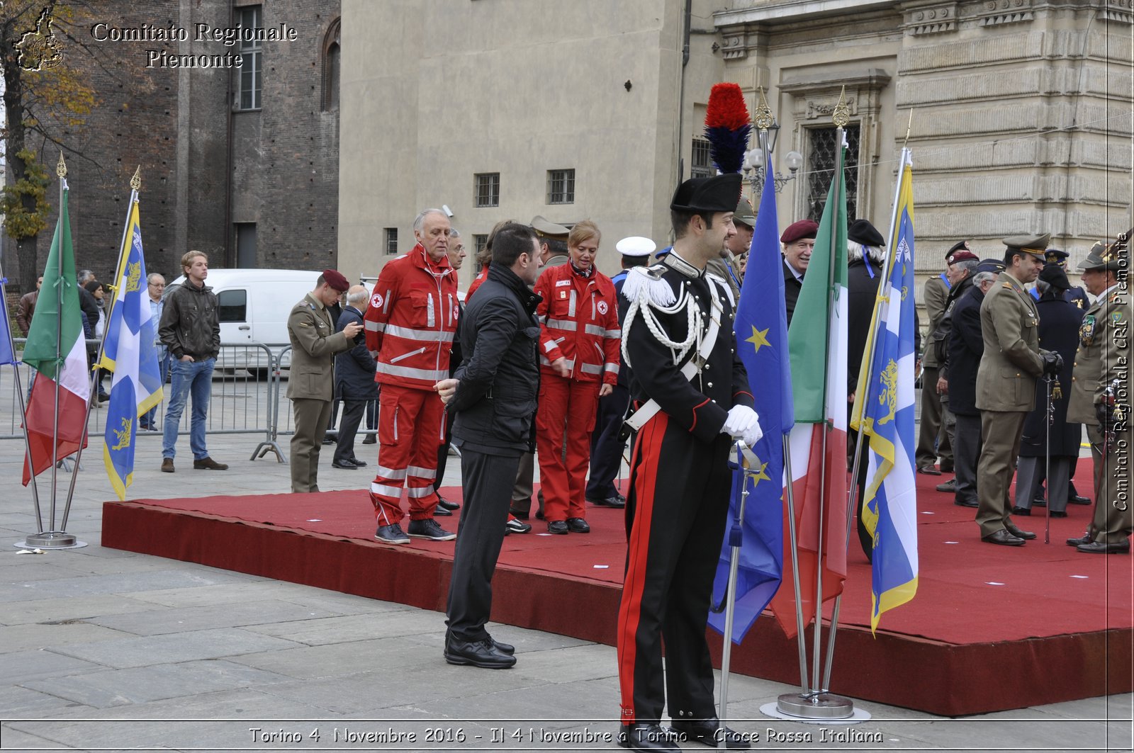 Torino 4  Novembre 2016 - Il 4 Novembre a Torino - Croce Rossa Italiana- Comitato Regionale del Piemonte