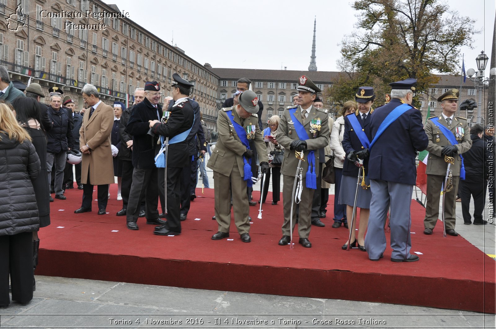 Torino 4  Novembre 2016 - Il 4 Novembre a Torino - Croce Rossa Italiana- Comitato Regionale del Piemonte