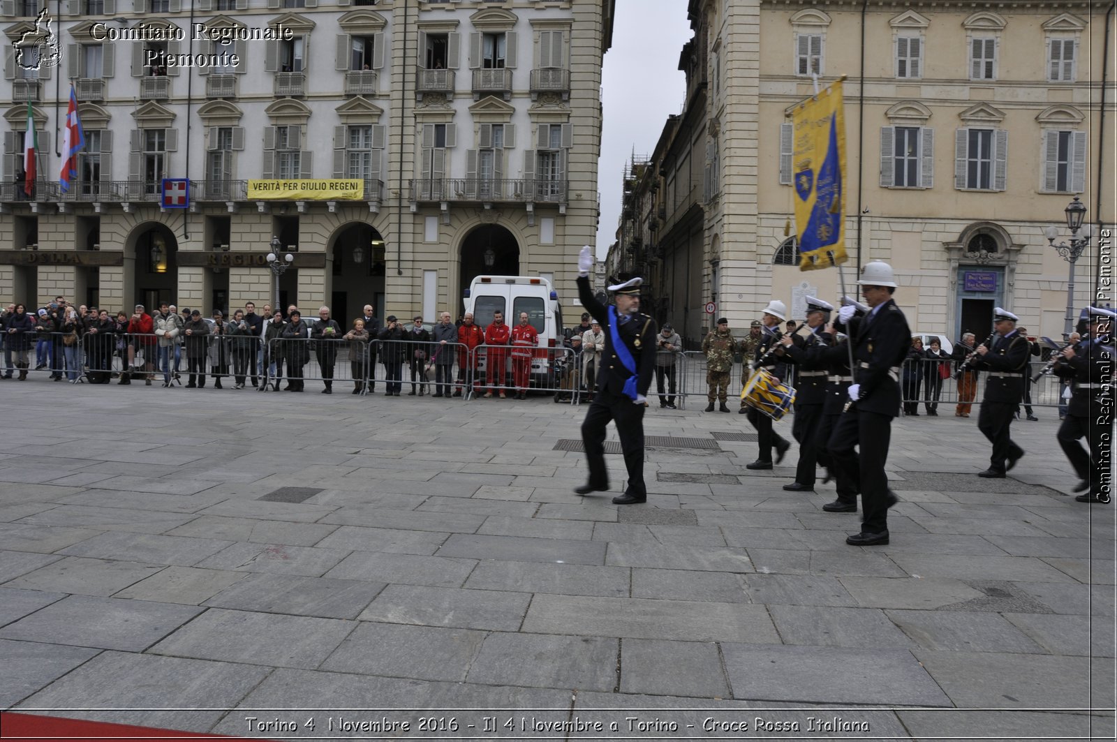 Torino 4  Novembre 2016 - Il 4 Novembre a Torino - Croce Rossa Italiana- Comitato Regionale del Piemonte