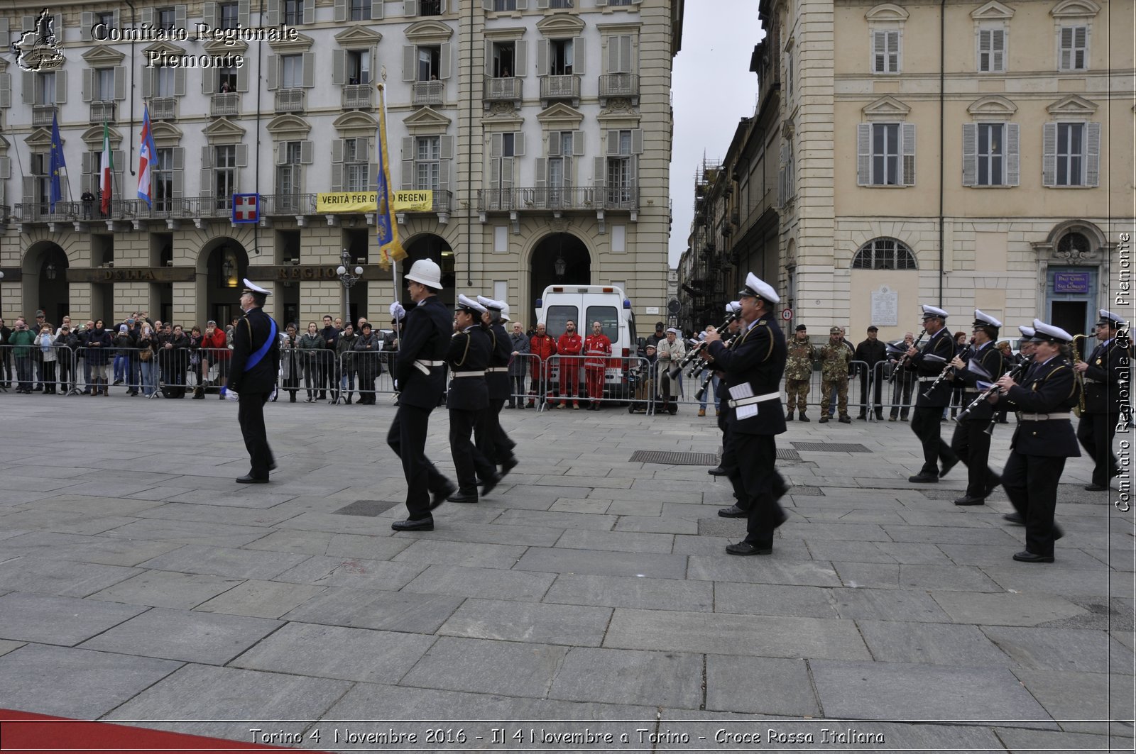 Torino 4  Novembre 2016 - Il 4 Novembre a Torino - Croce Rossa Italiana- Comitato Regionale del Piemonte