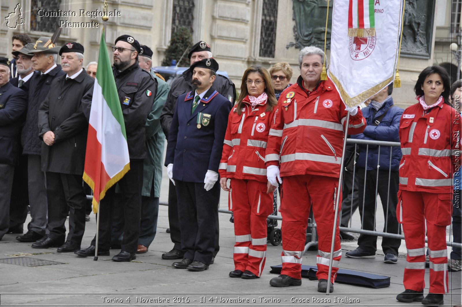 Torino 4  Novembre 2016 - Il 4 Novembre a Torino - Croce Rossa Italiana- Comitato Regionale del Piemonte