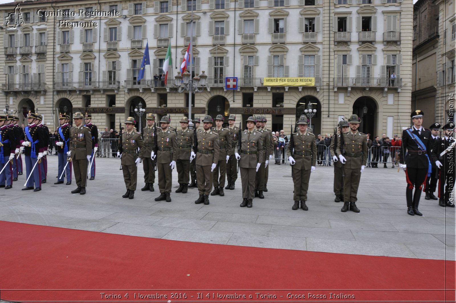 Torino 4  Novembre 2016 - Il 4 Novembre a Torino - Croce Rossa Italiana- Comitato Regionale del Piemonte