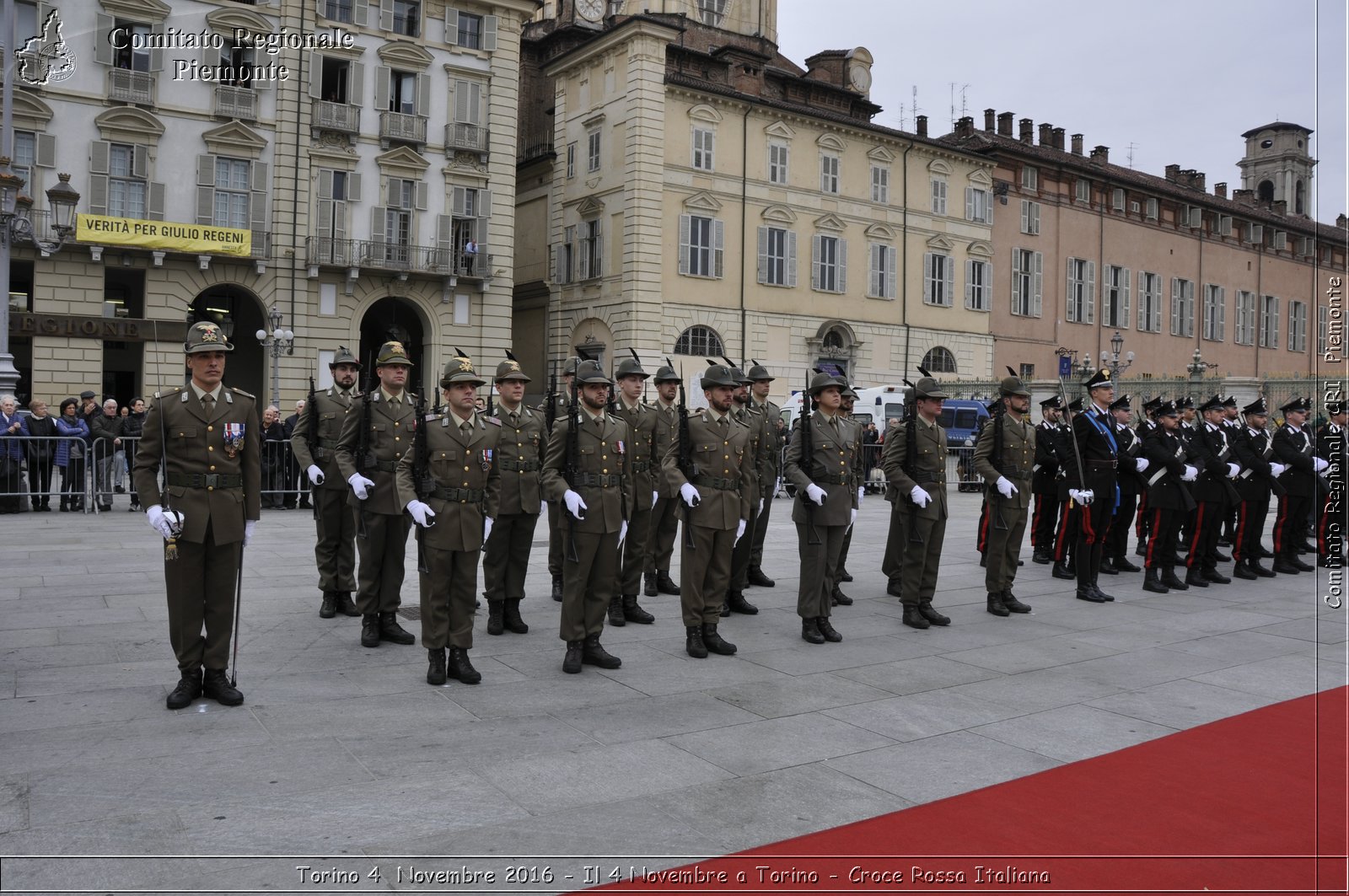 Torino 4  Novembre 2016 - Il 4 Novembre a Torino - Croce Rossa Italiana- Comitato Regionale del Piemonte