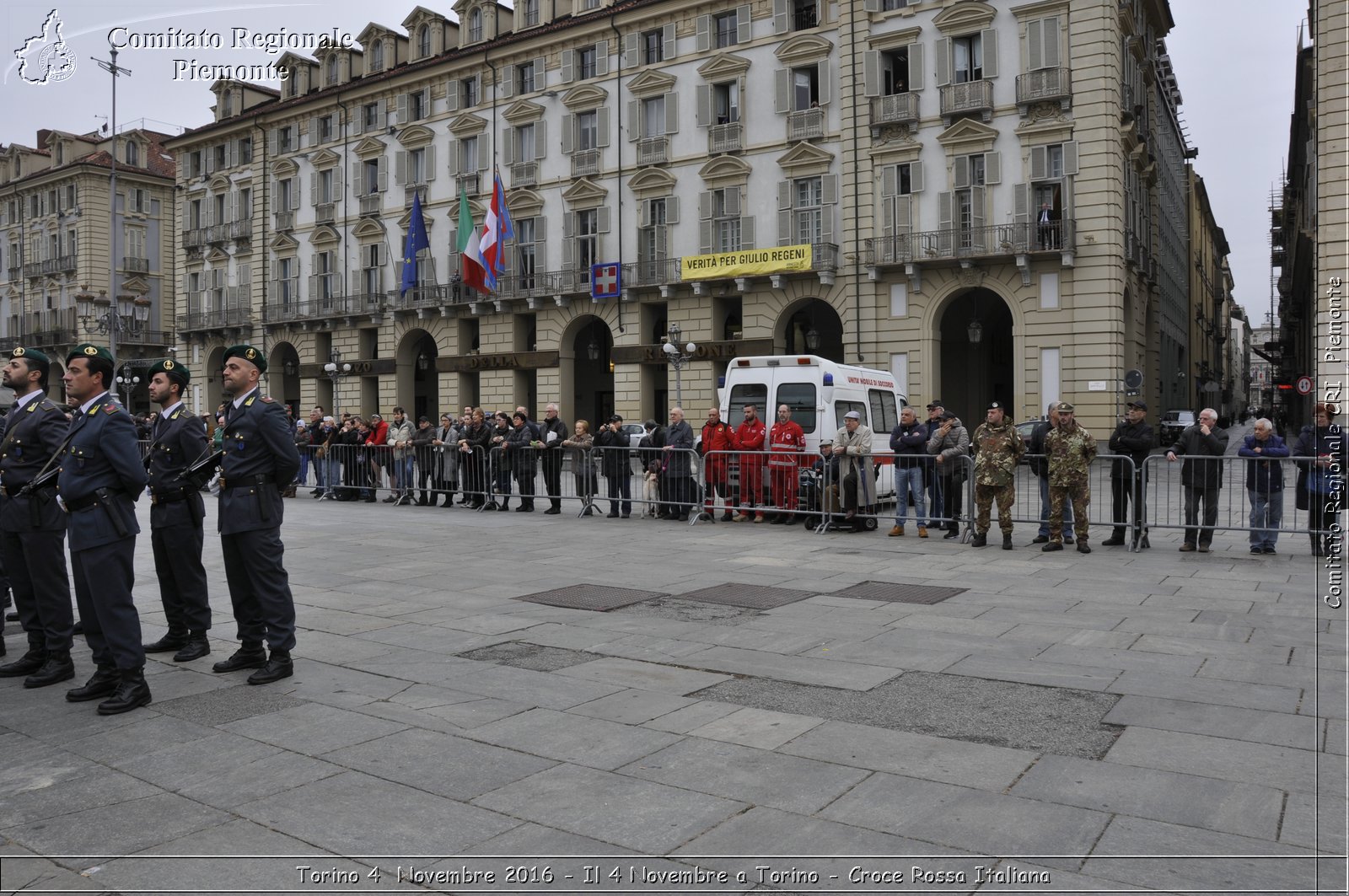 Torino 4  Novembre 2016 - Il 4 Novembre a Torino - Croce Rossa Italiana- Comitato Regionale del Piemonte