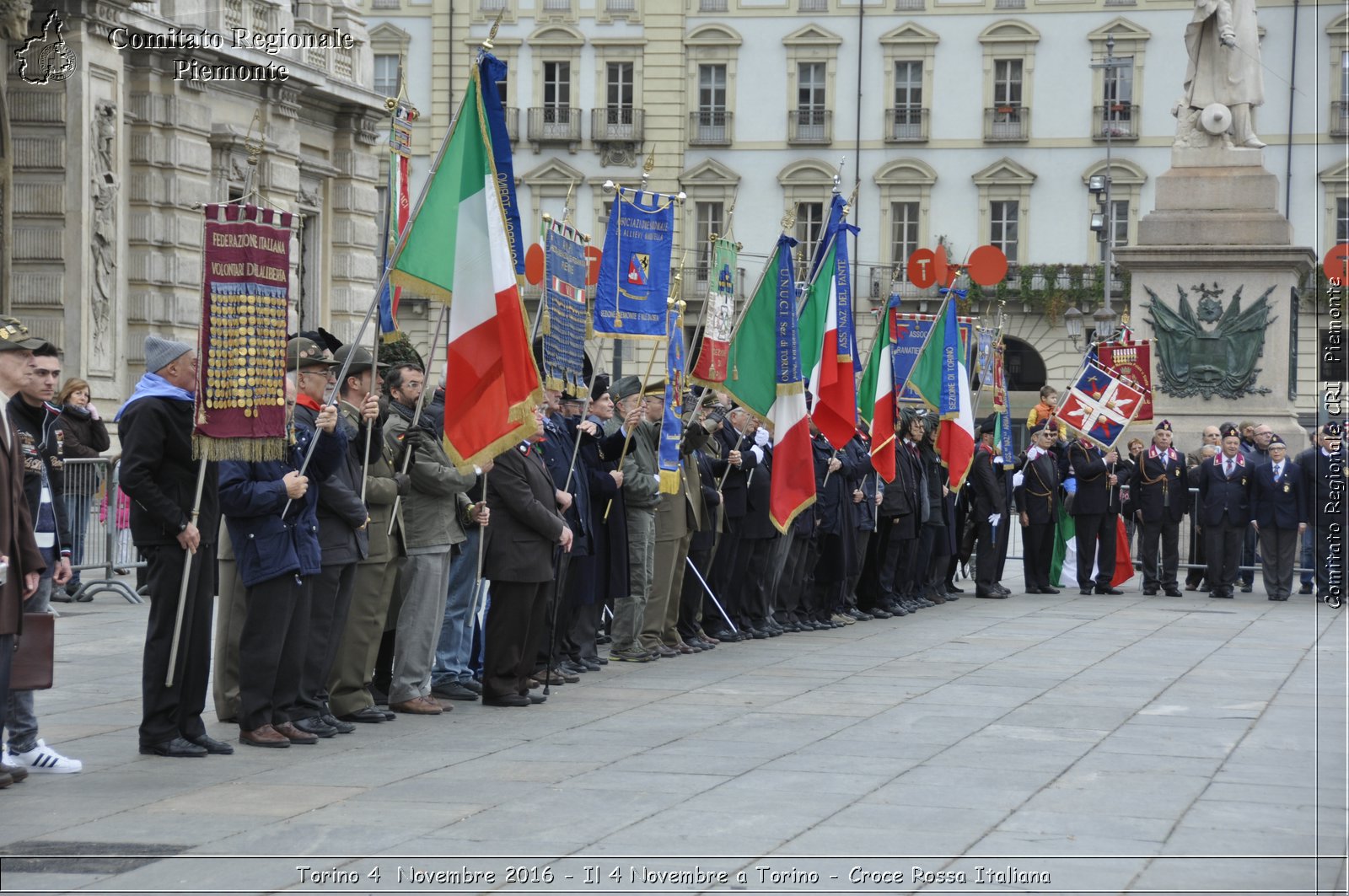 Torino 4  Novembre 2016 - Il 4 Novembre a Torino - Croce Rossa Italiana- Comitato Regionale del Piemonte