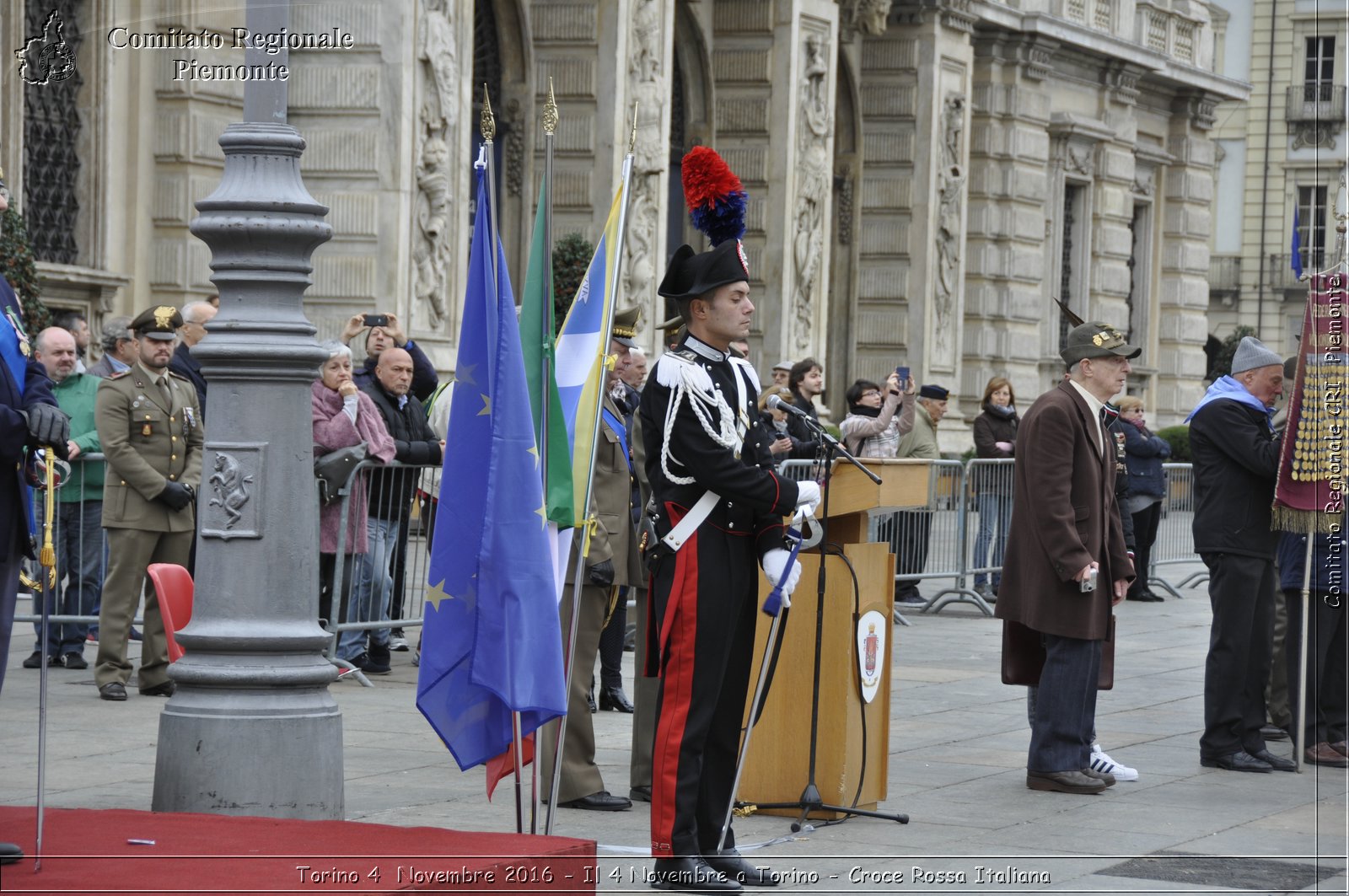 Torino 4  Novembre 2016 - Il 4 Novembre a Torino - Croce Rossa Italiana- Comitato Regionale del Piemonte