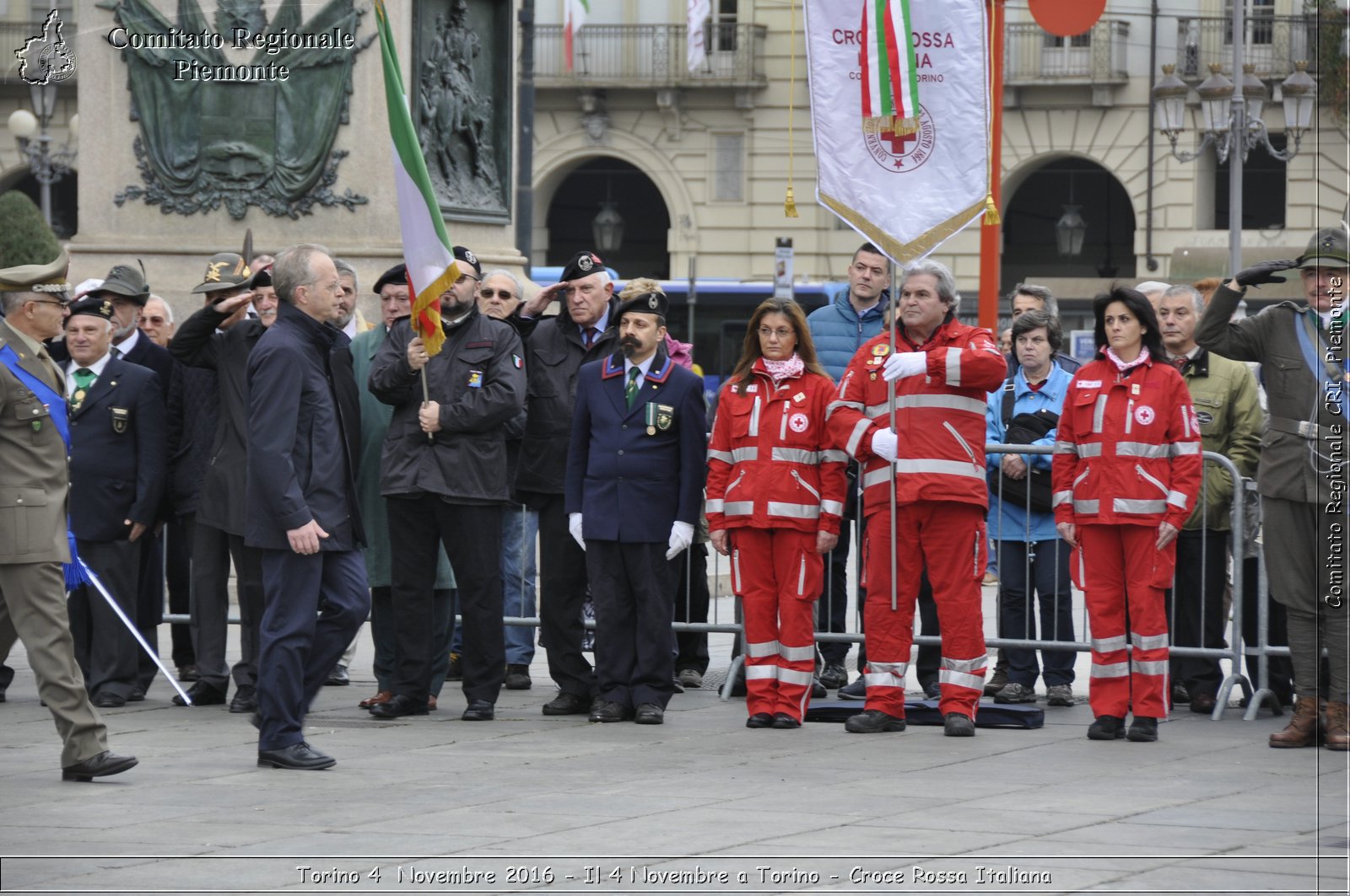 Torino 4  Novembre 2016 - Il 4 Novembre a Torino - Croce Rossa Italiana- Comitato Regionale del Piemonte