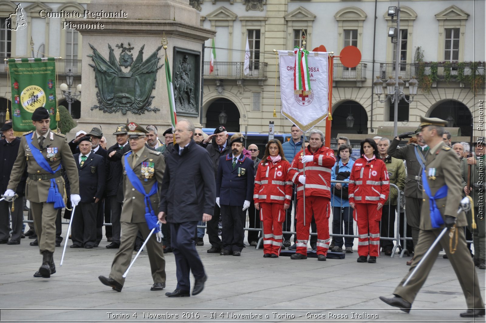 Torino 4  Novembre 2016 - Il 4 Novembre a Torino - Croce Rossa Italiana- Comitato Regionale del Piemonte