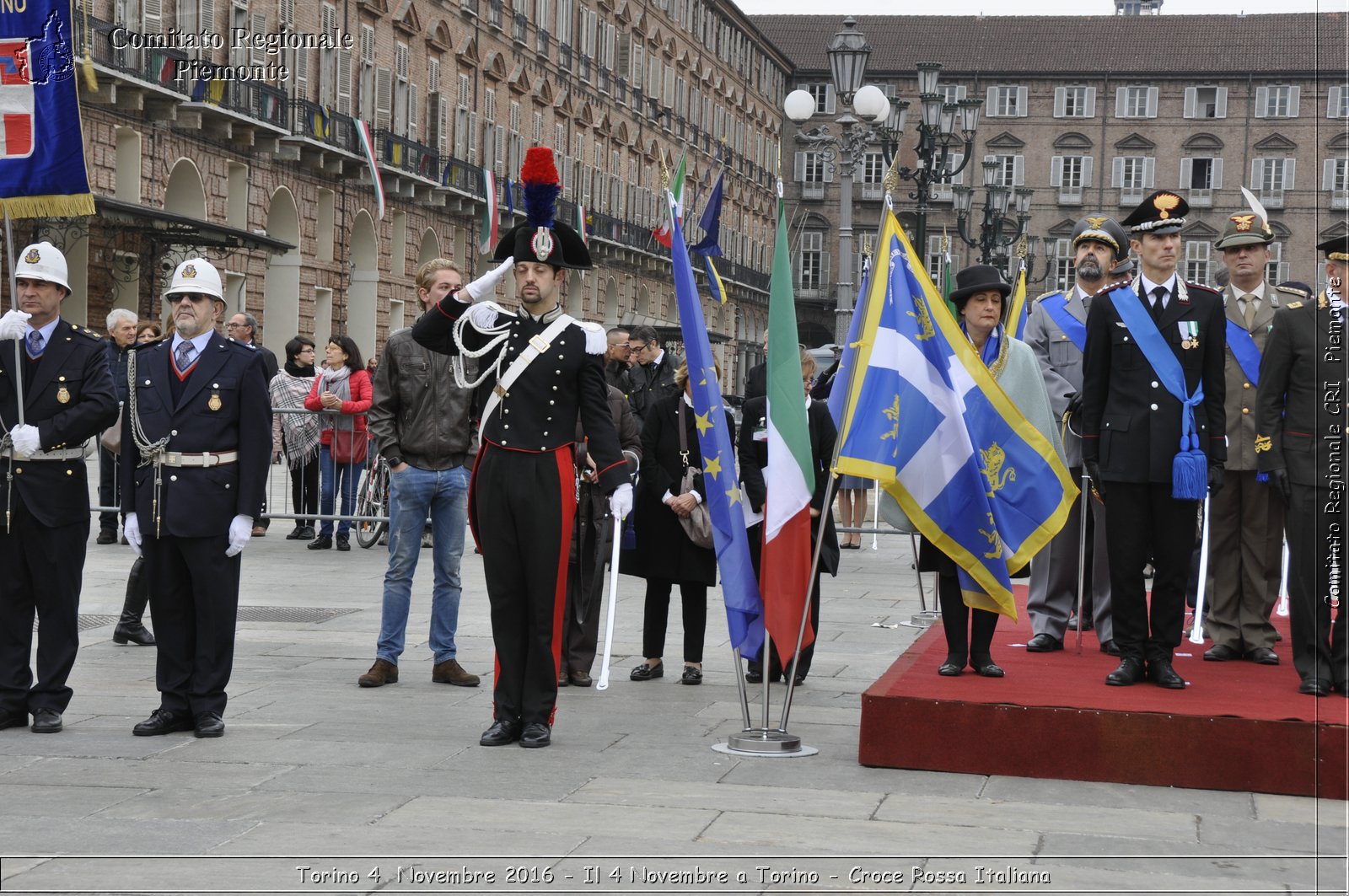 Torino 4  Novembre 2016 - Il 4 Novembre a Torino - Croce Rossa Italiana- Comitato Regionale del Piemonte