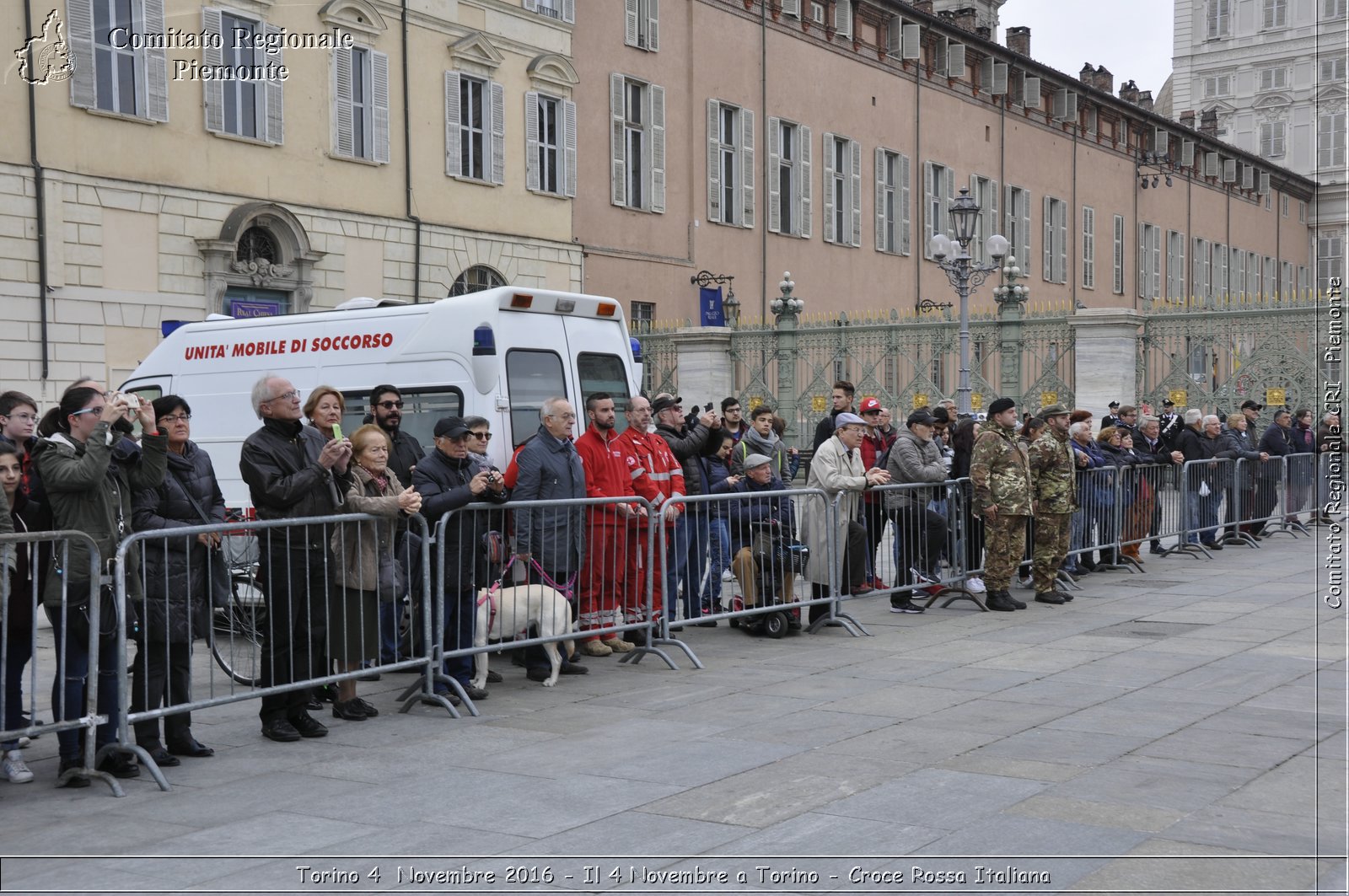 Torino 4  Novembre 2016 - Il 4 Novembre a Torino - Croce Rossa Italiana- Comitato Regionale del Piemonte