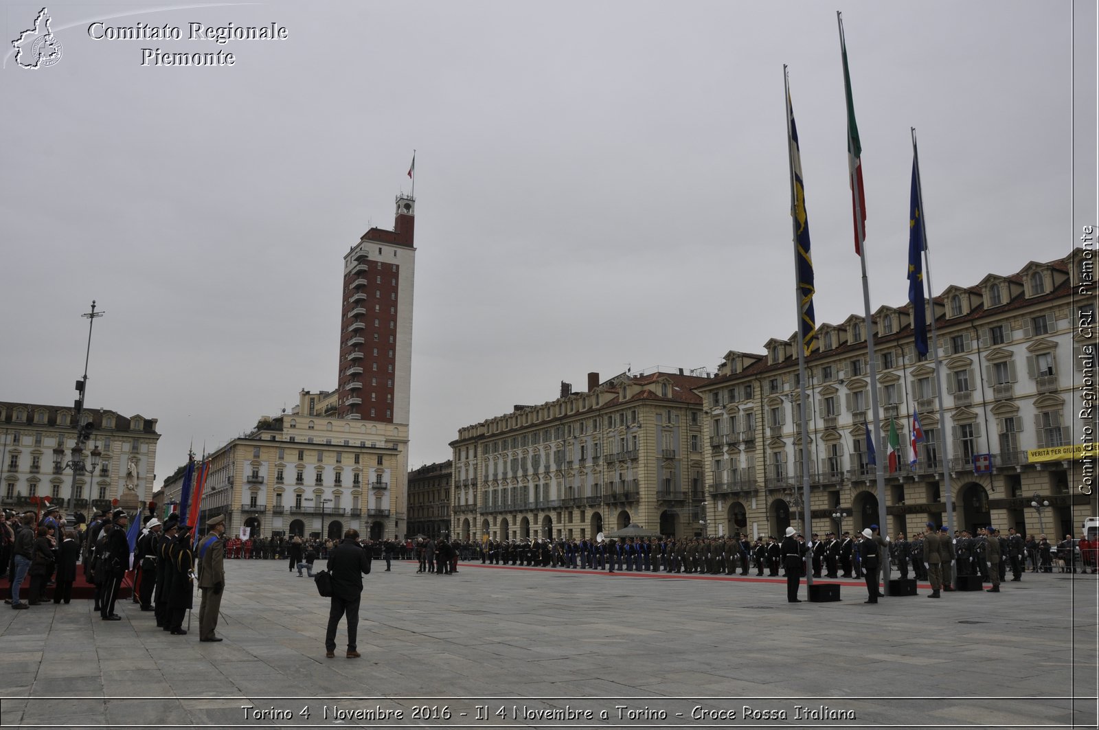 Torino 4  Novembre 2016 - Il 4 Novembre a Torino - Croce Rossa Italiana- Comitato Regionale del Piemonte