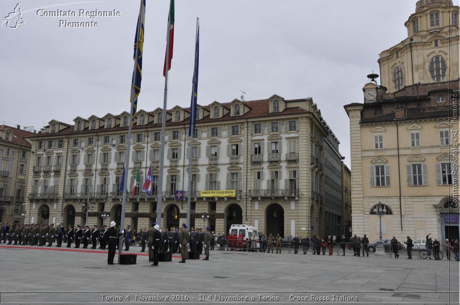 Torino 4  Novembre 2016 - Il 4 Novembre a Torino - Croce Rossa Italiana- Comitato Regionale del Piemonte