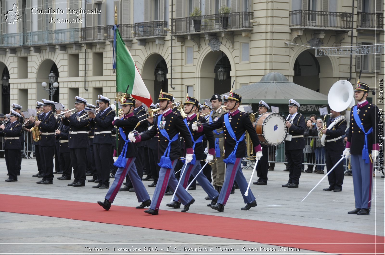 Torino 4  Novembre 2016 - Il 4 Novembre a Torino - Croce Rossa Italiana- Comitato Regionale del Piemonte