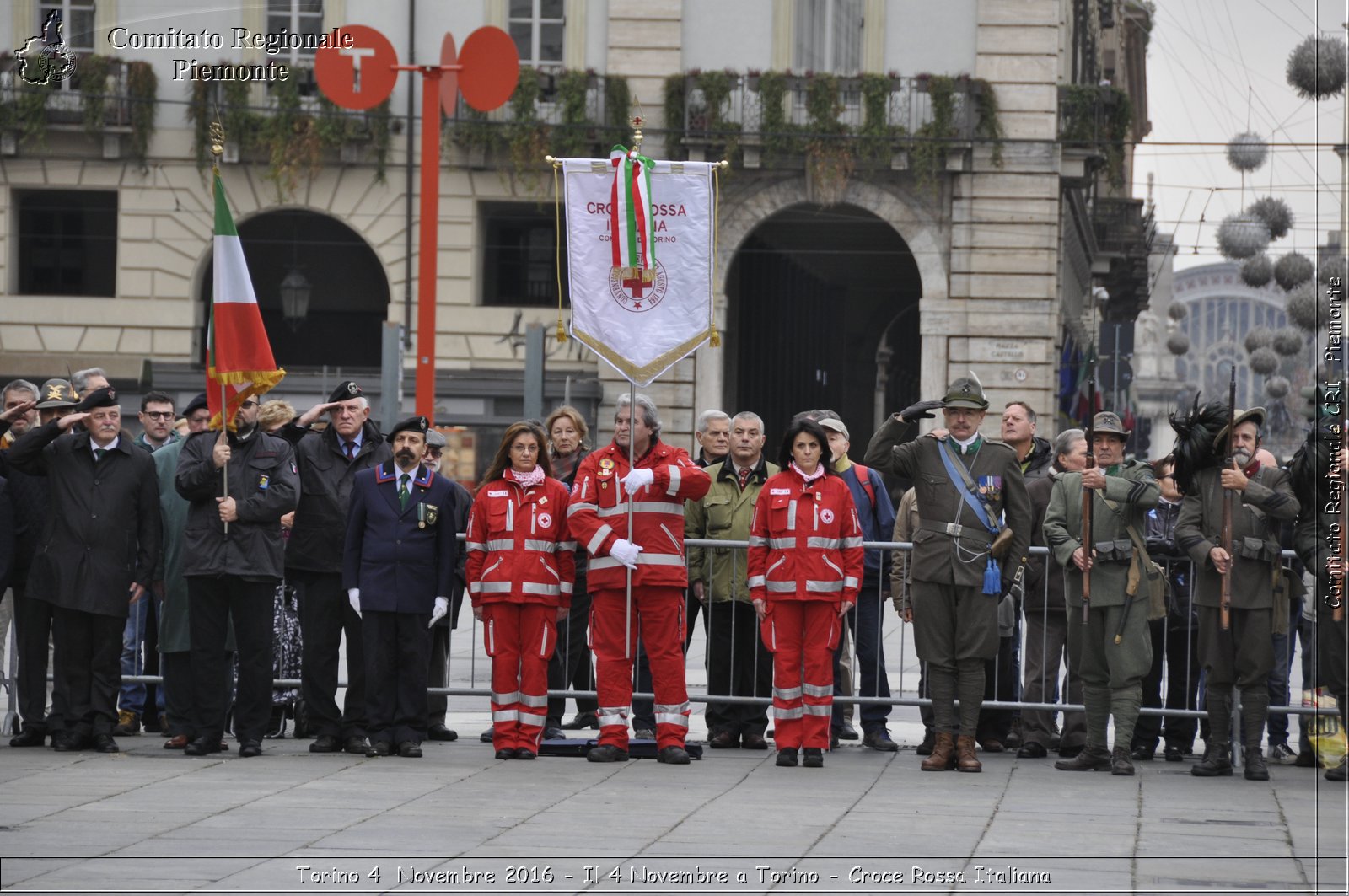 Torino 4  Novembre 2016 - Il 4 Novembre a Torino - Croce Rossa Italiana- Comitato Regionale del Piemonte