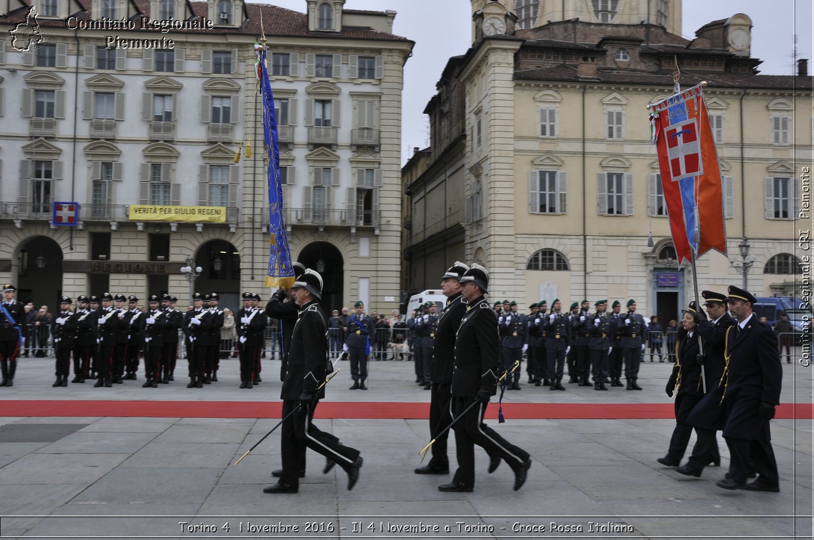 Torino 4  Novembre 2016 - Il 4 Novembre a Torino - Croce Rossa Italiana- Comitato Regionale del Piemonte