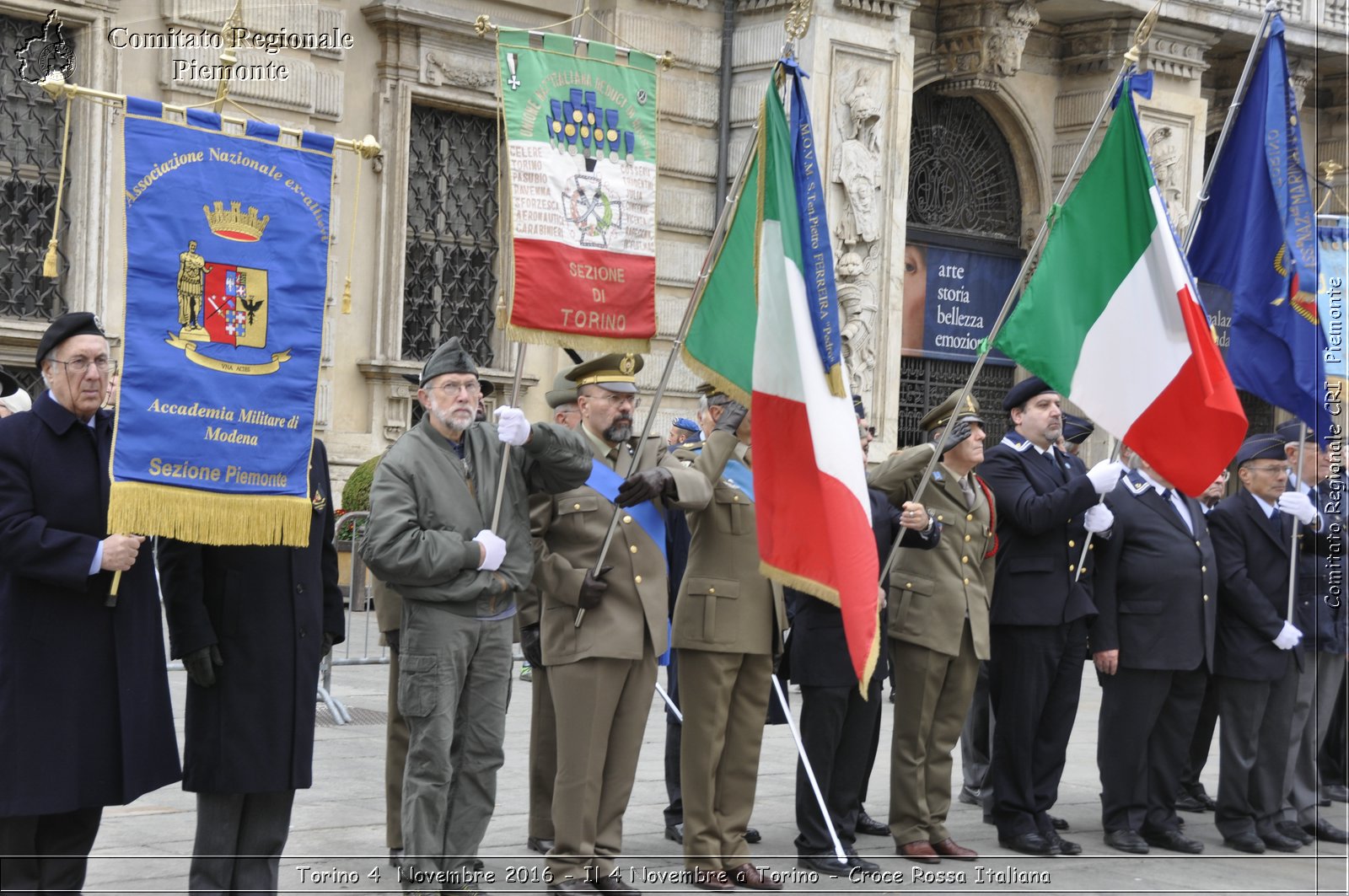 Torino 4  Novembre 2016 - Il 4 Novembre a Torino - Croce Rossa Italiana- Comitato Regionale del Piemonte