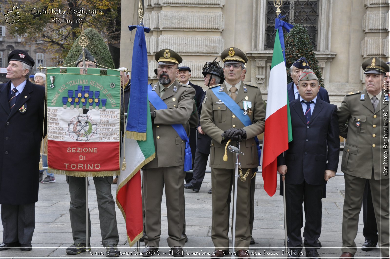 Torino 4  Novembre 2016 - Il 4 Novembre a Torino - Croce Rossa Italiana- Comitato Regionale del Piemonte