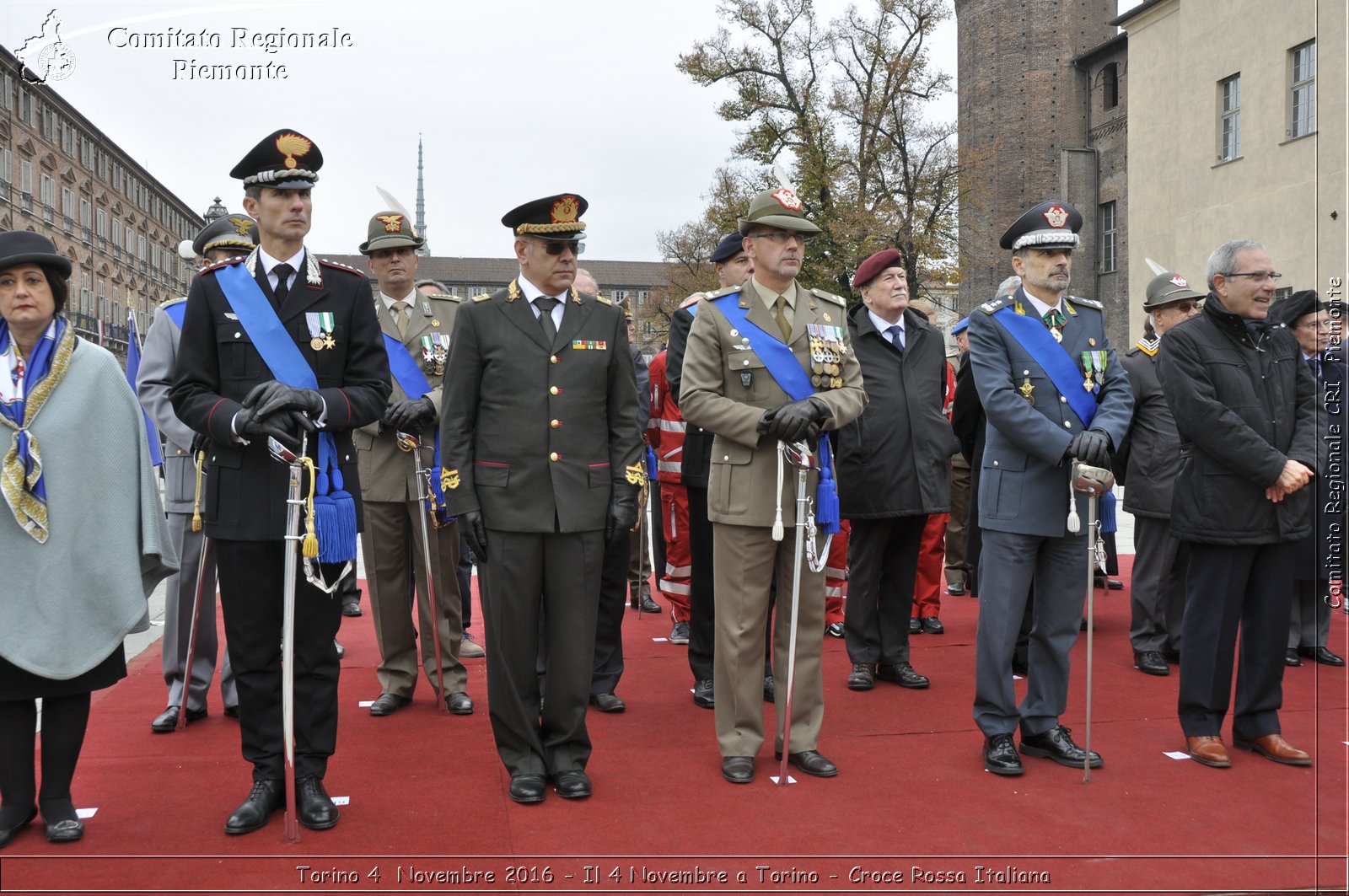 Torino 4  Novembre 2016 - Il 4 Novembre a Torino - Croce Rossa Italiana- Comitato Regionale del Piemonte