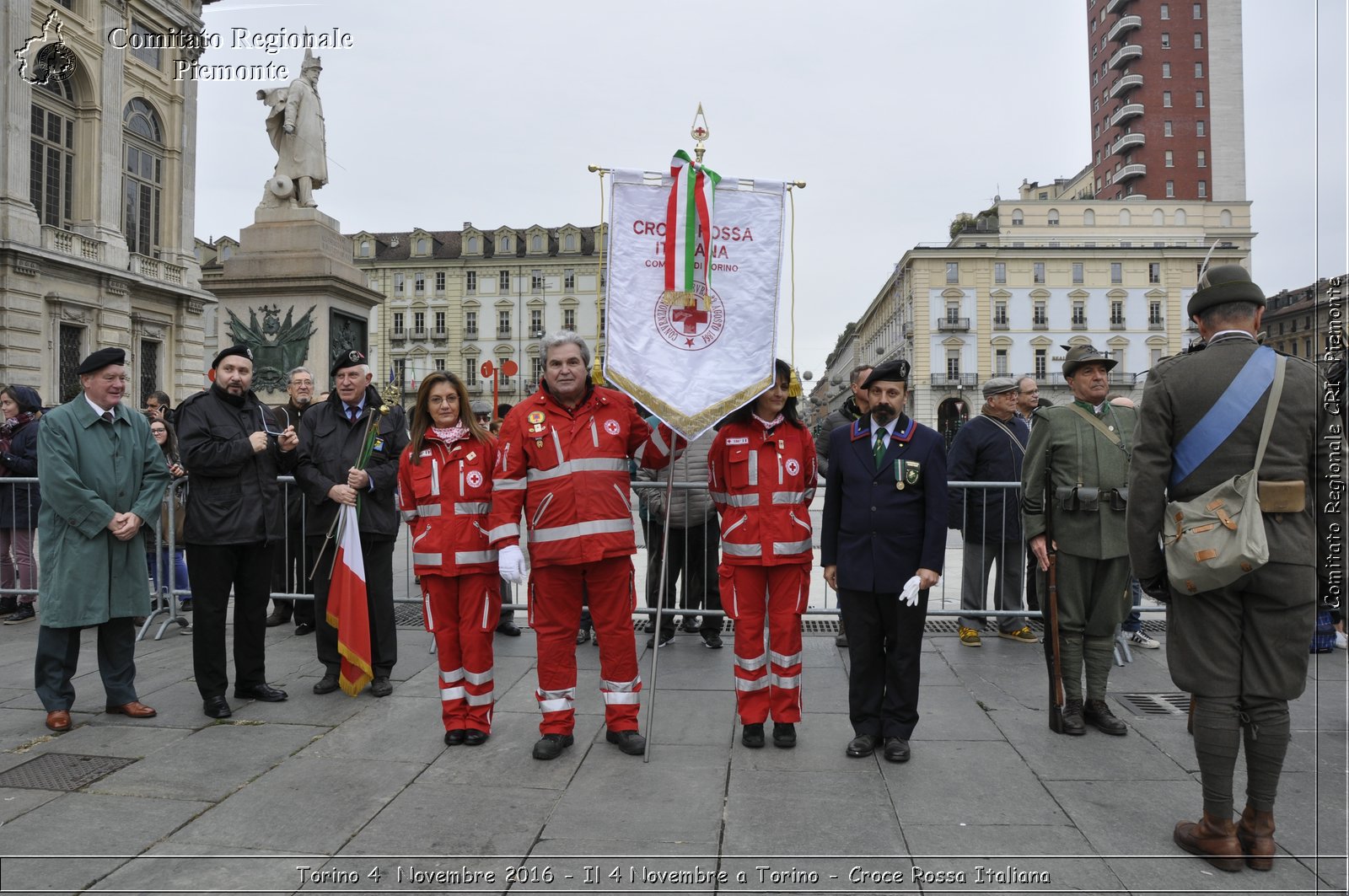 Torino 4  Novembre 2016 - Il 4 Novembre a Torino - Croce Rossa Italiana- Comitato Regionale del Piemonte