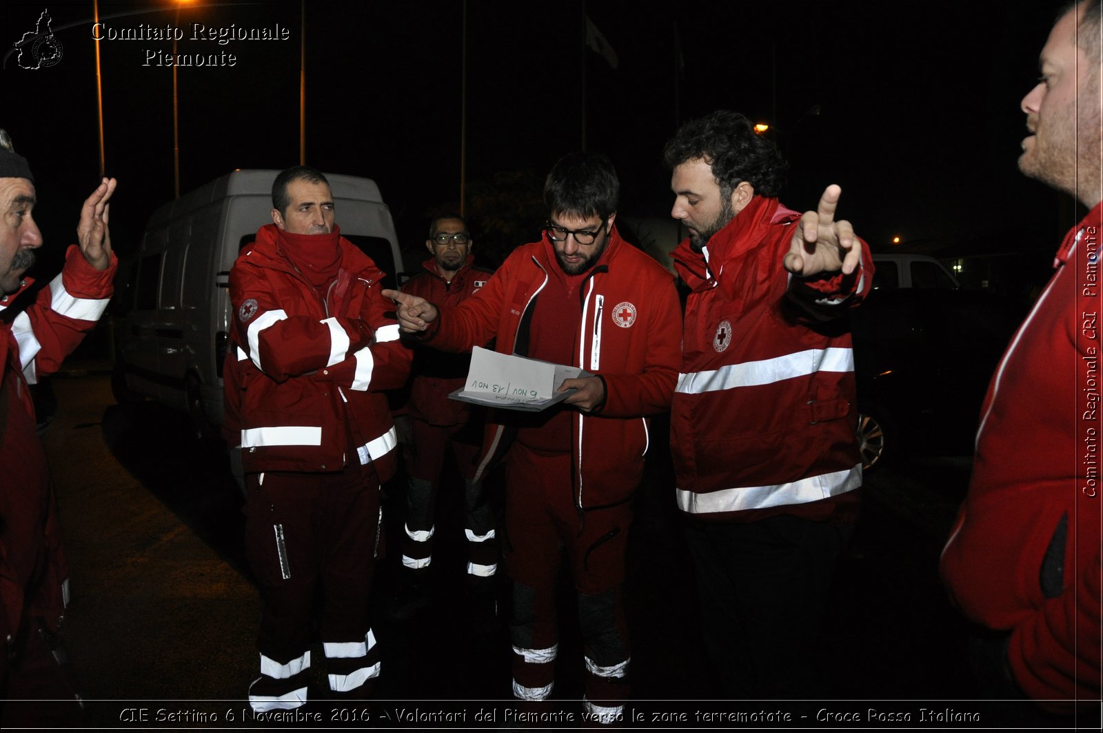 CIE Settimo 6 Novembre 2016 - Volontari del Piemonte verso le zone terremotate - Croce Rossa Italiana- Comitato Regionale del Piemonte