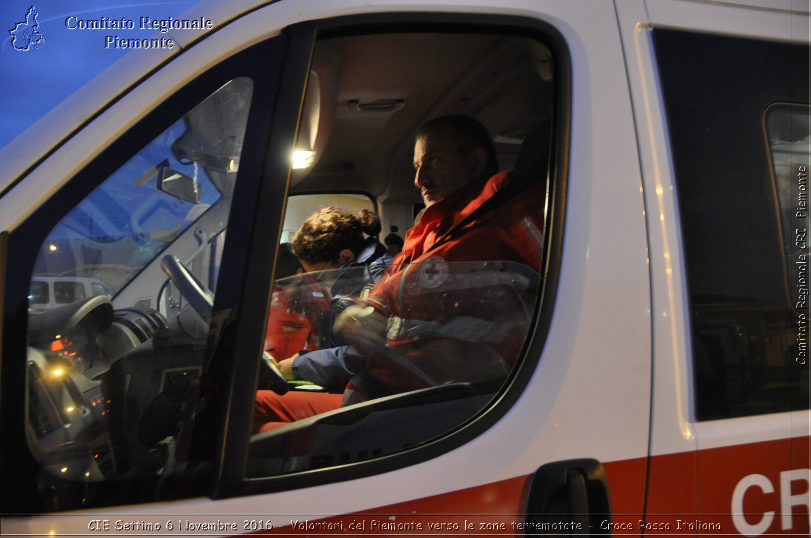 CIE Settimo 6 Novembre 2016 - Volontari del Piemonte verso le zone terremotate - Croce Rossa Italiana- Comitato Regionale del Piemonte