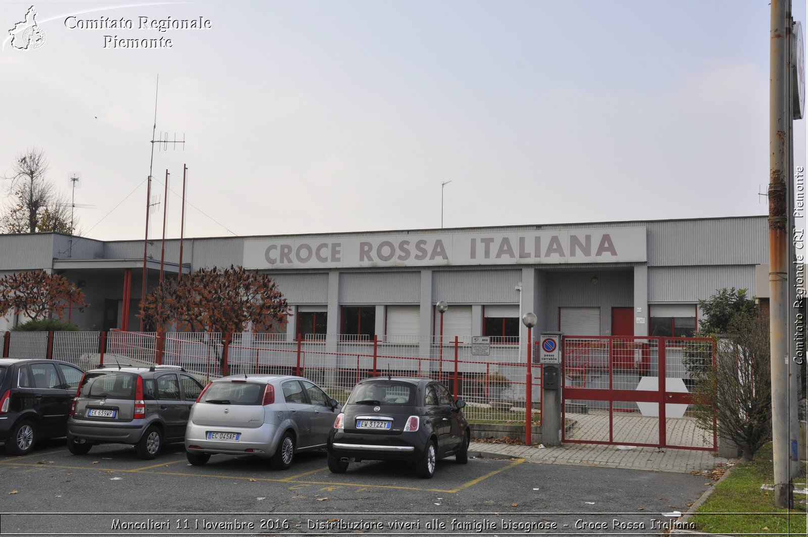 Moncalieri 11 Novembre 2016 - Distribuzione viveri alle famiglie bisognose - Croce Rossa Italiana- Comitato Regionale del Piemonte