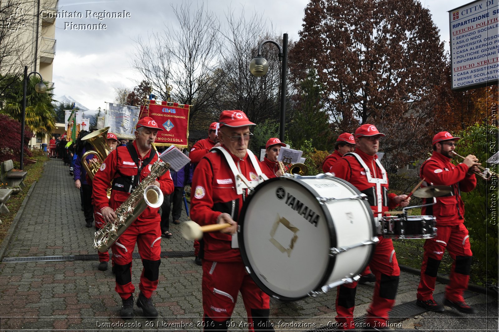 Domodossola 20 Novembre 2016 - 50 Anni dalla fondazione - Croce Rossa Italiana- Comitato Regionale del Piemonte