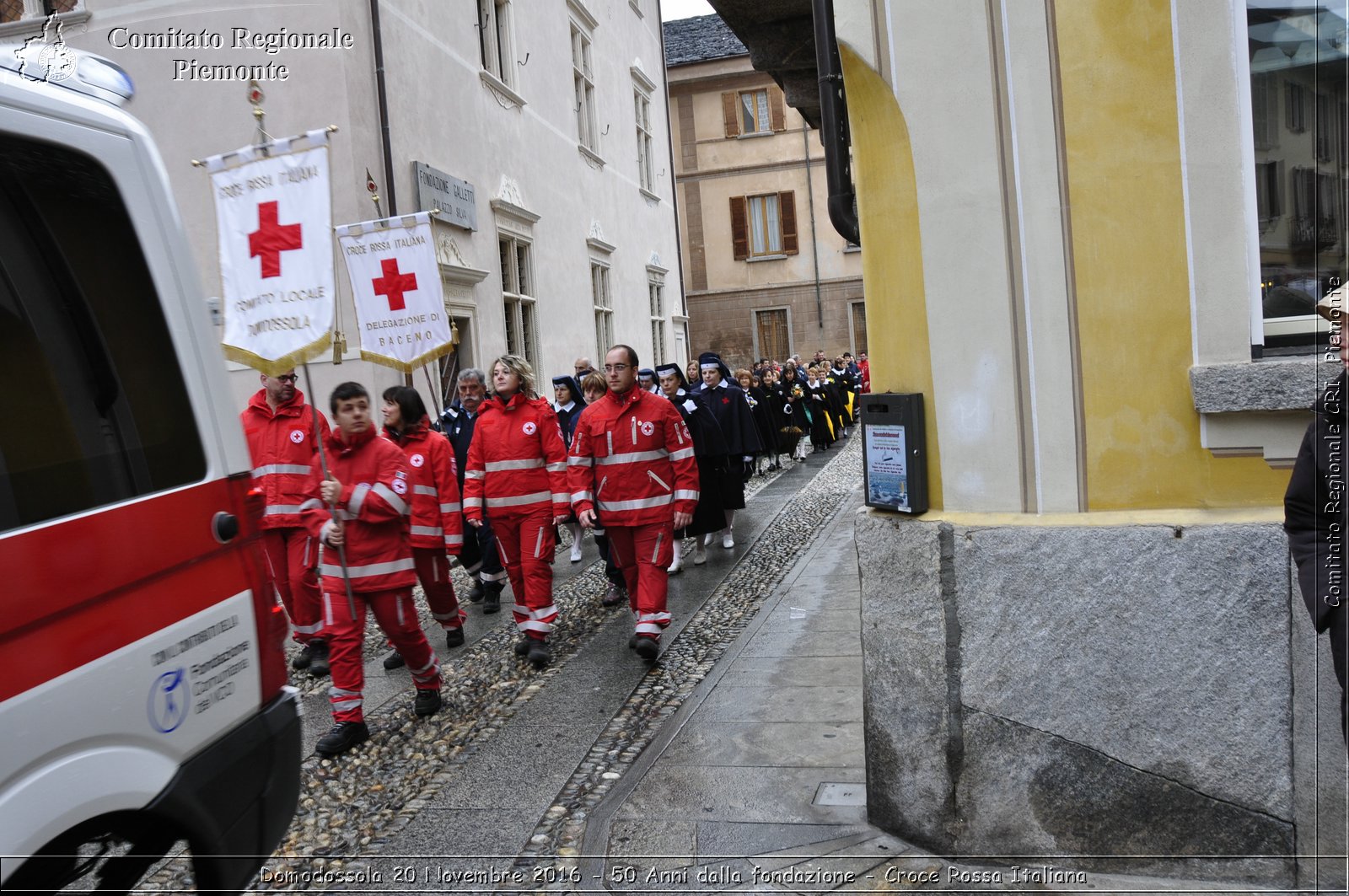 Domodossola 20 Novembre 2016 - 50 Anni dalla fondazione - Croce Rossa Italiana- Comitato Regionale del Piemonte