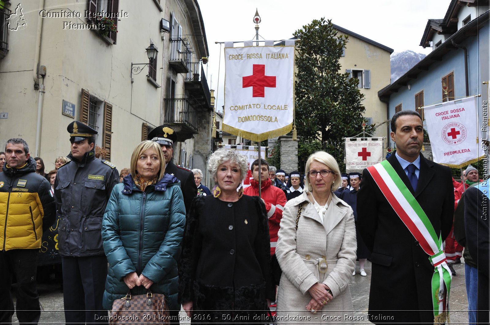 Domodossola 20 Novembre 2016 - 50 Anni dalla fondazione - Croce Rossa Italiana- Comitato Regionale del Piemonte