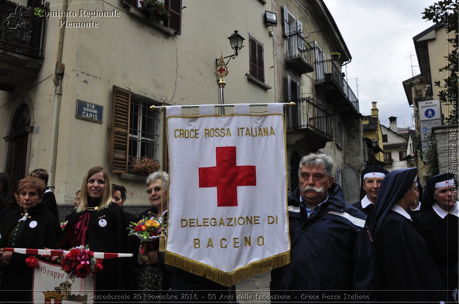 Domodossola 20 Novembre 2016 - 50 Anni dalla fondazione - Croce Rossa Italiana- Comitato Regionale del Piemonte