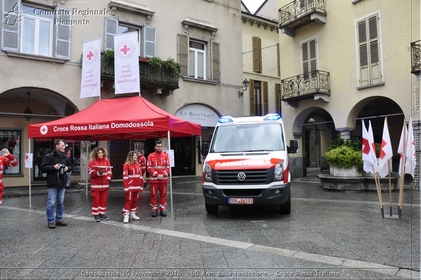 Domodossola 20 Novembre 2016 - 50 Anni dalla fondazione - Croce Rossa Italiana- Comitato Regionale del Piemonte