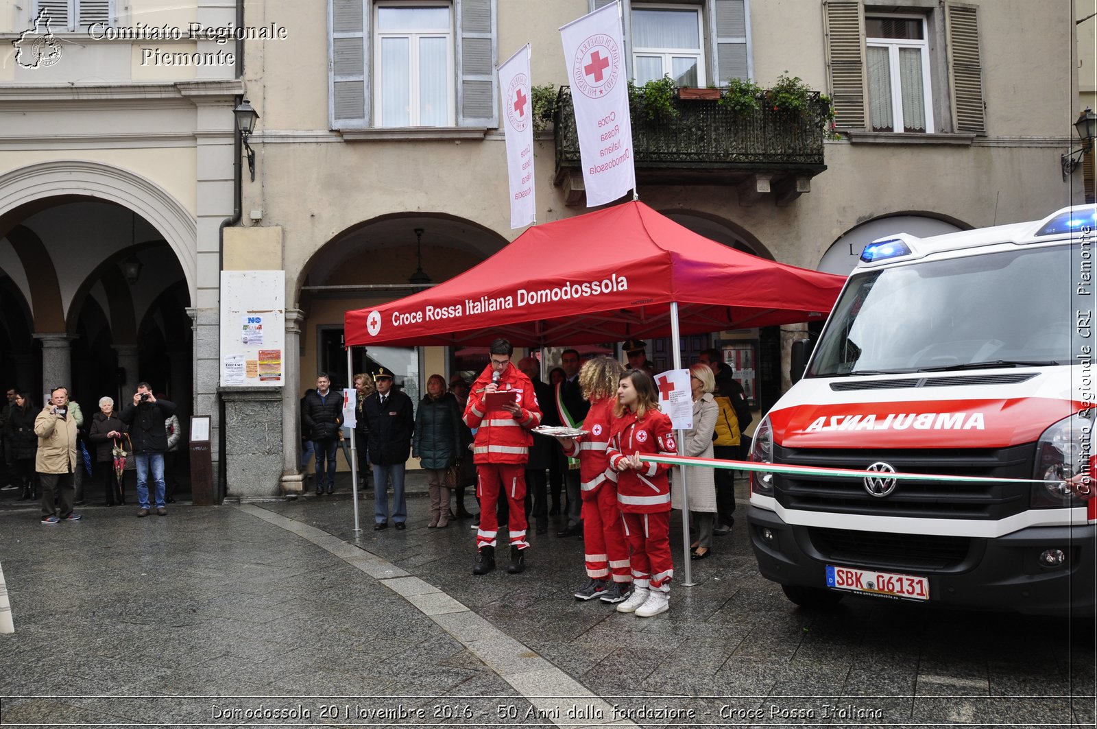 Domodossola 20 Novembre 2016 - 50 Anni dalla fondazione - Croce Rossa Italiana- Comitato Regionale del Piemonte