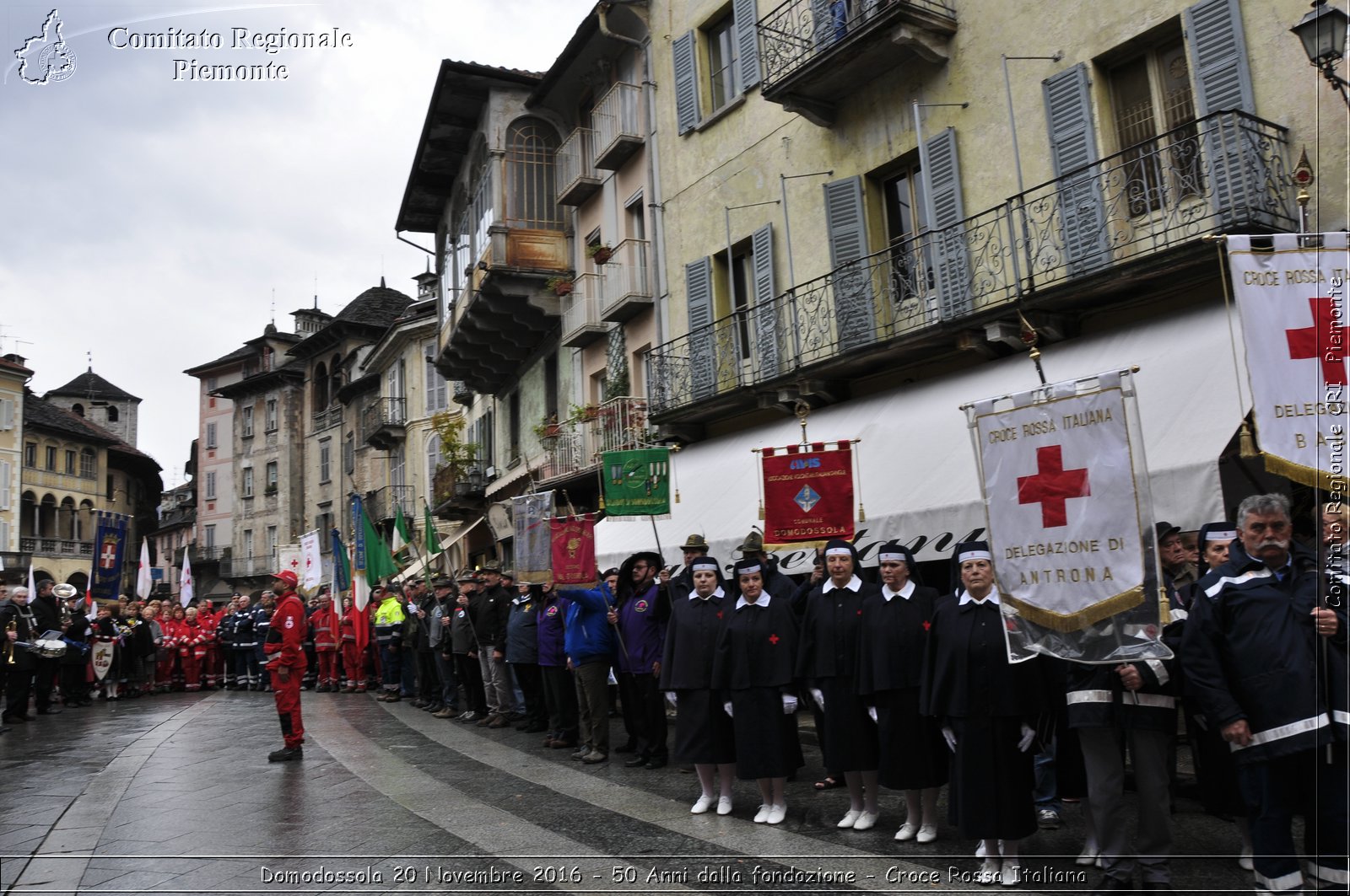 Domodossola 20 Novembre 2016 - 50 Anni dalla fondazione - Croce Rossa Italiana- Comitato Regionale del Piemonte