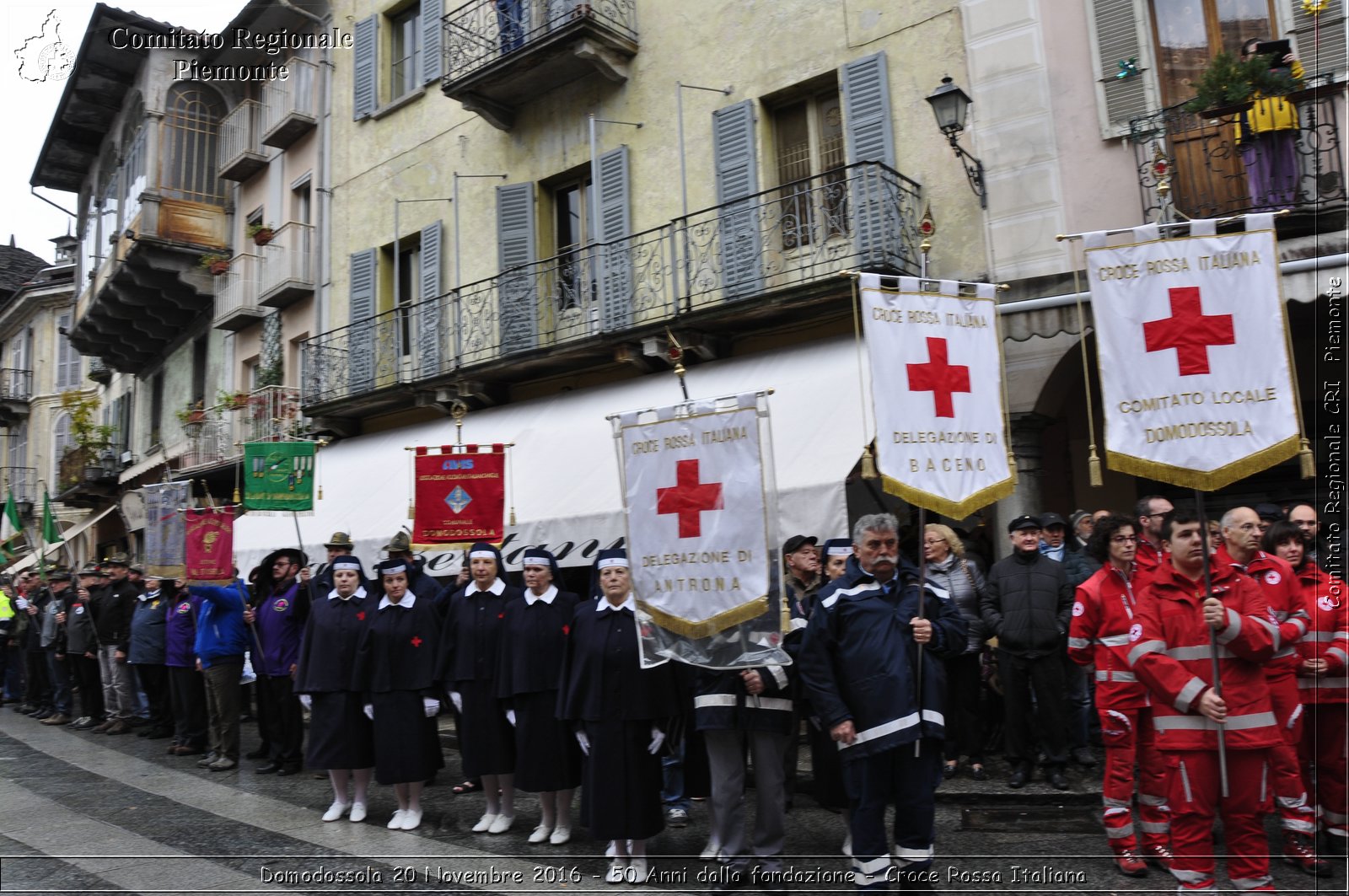 Domodossola 20 Novembre 2016 - 50 Anni dalla fondazione - Croce Rossa Italiana- Comitato Regionale del Piemonte