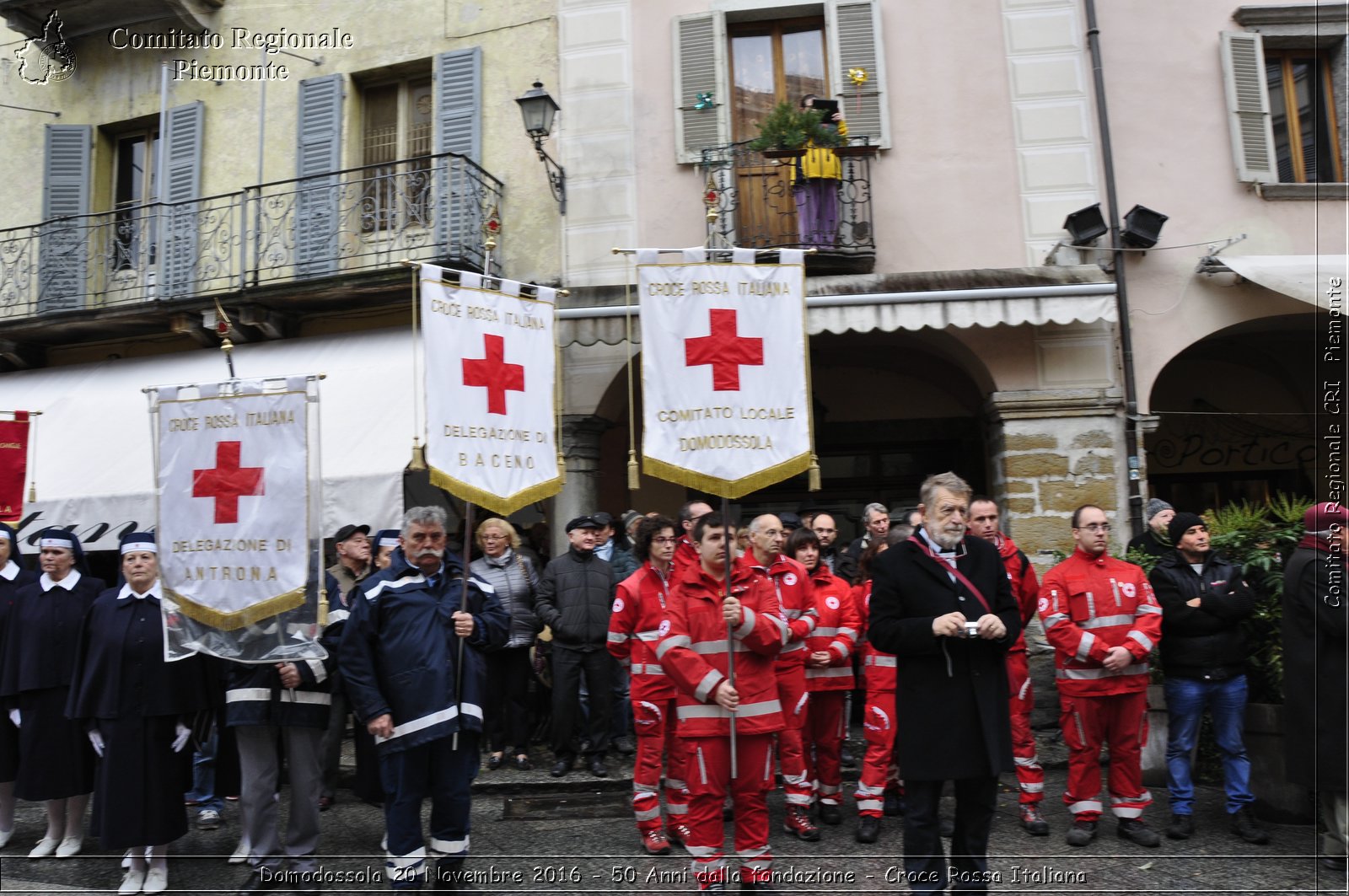 Domodossola 20 Novembre 2016 - 50 Anni dalla fondazione - Croce Rossa Italiana- Comitato Regionale del Piemonte