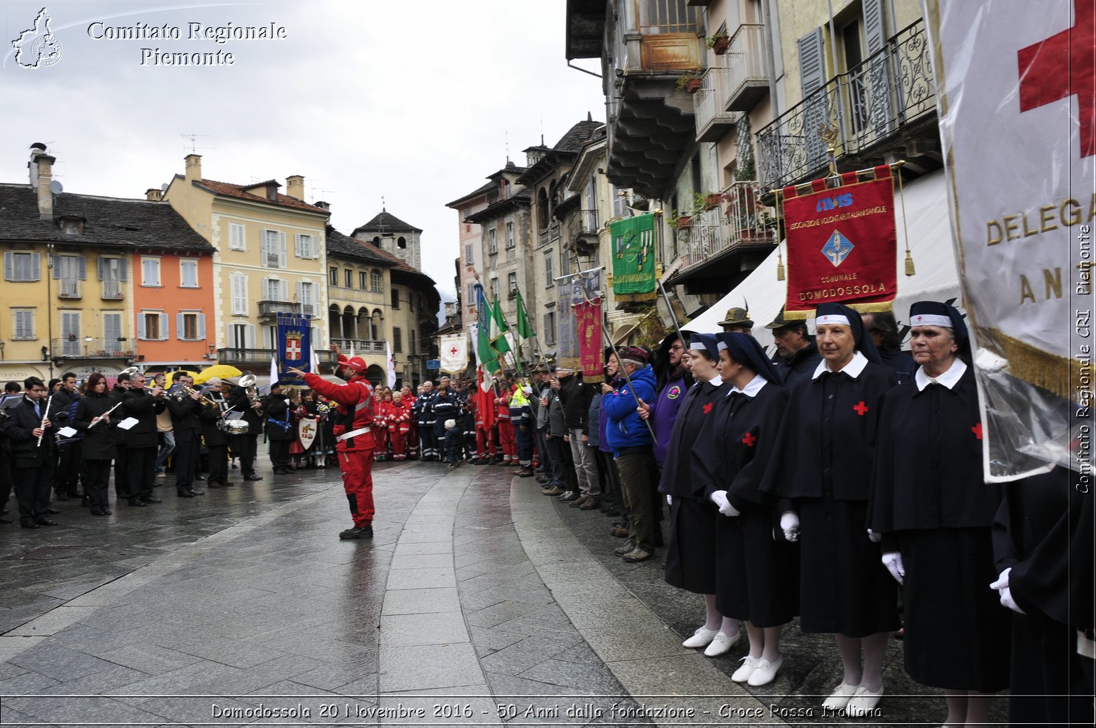 Domodossola 20 Novembre 2016 - 50 Anni dalla fondazione - Croce Rossa Italiana- Comitato Regionale del Piemonte