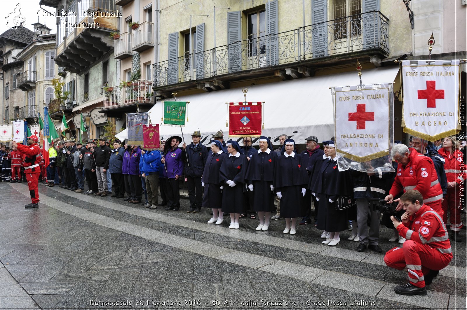 Domodossola 20 Novembre 2016 - 50 Anni dalla fondazione - Croce Rossa Italiana- Comitato Regionale del Piemonte