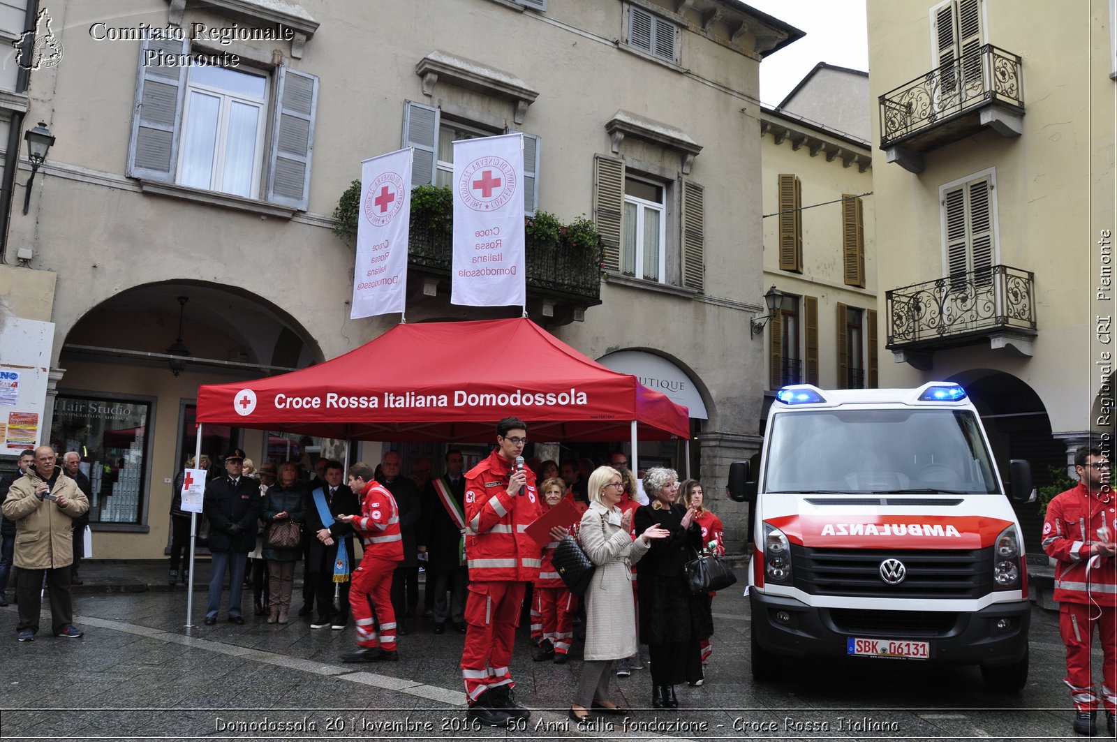 Domodossola 20 Novembre 2016 - 50 Anni dalla fondazione - Croce Rossa Italiana- Comitato Regionale del Piemonte