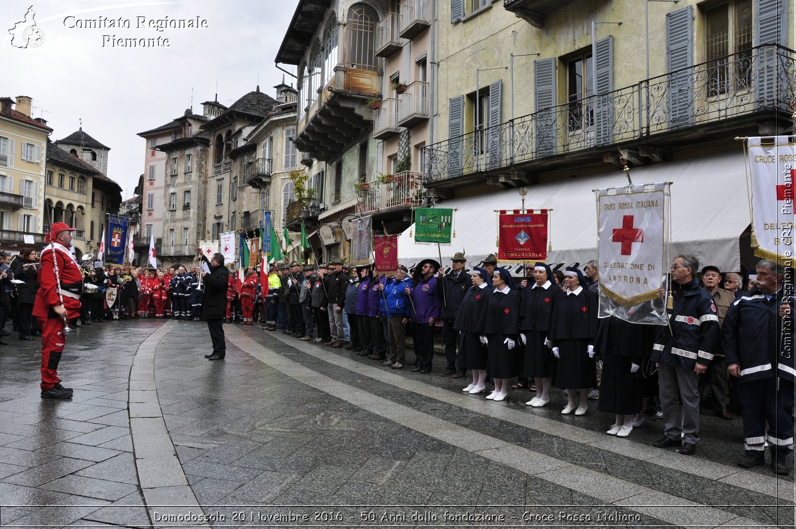 Domodossola 20 Novembre 2016 - 50 Anni dalla fondazione - Croce Rossa Italiana- Comitato Regionale del Piemonte