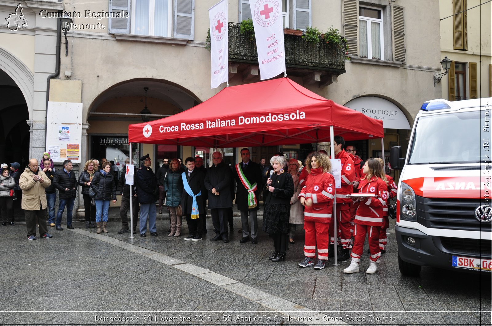 Domodossola 20 Novembre 2016 - 50 Anni dalla fondazione - Croce Rossa Italiana- Comitato Regionale del Piemonte