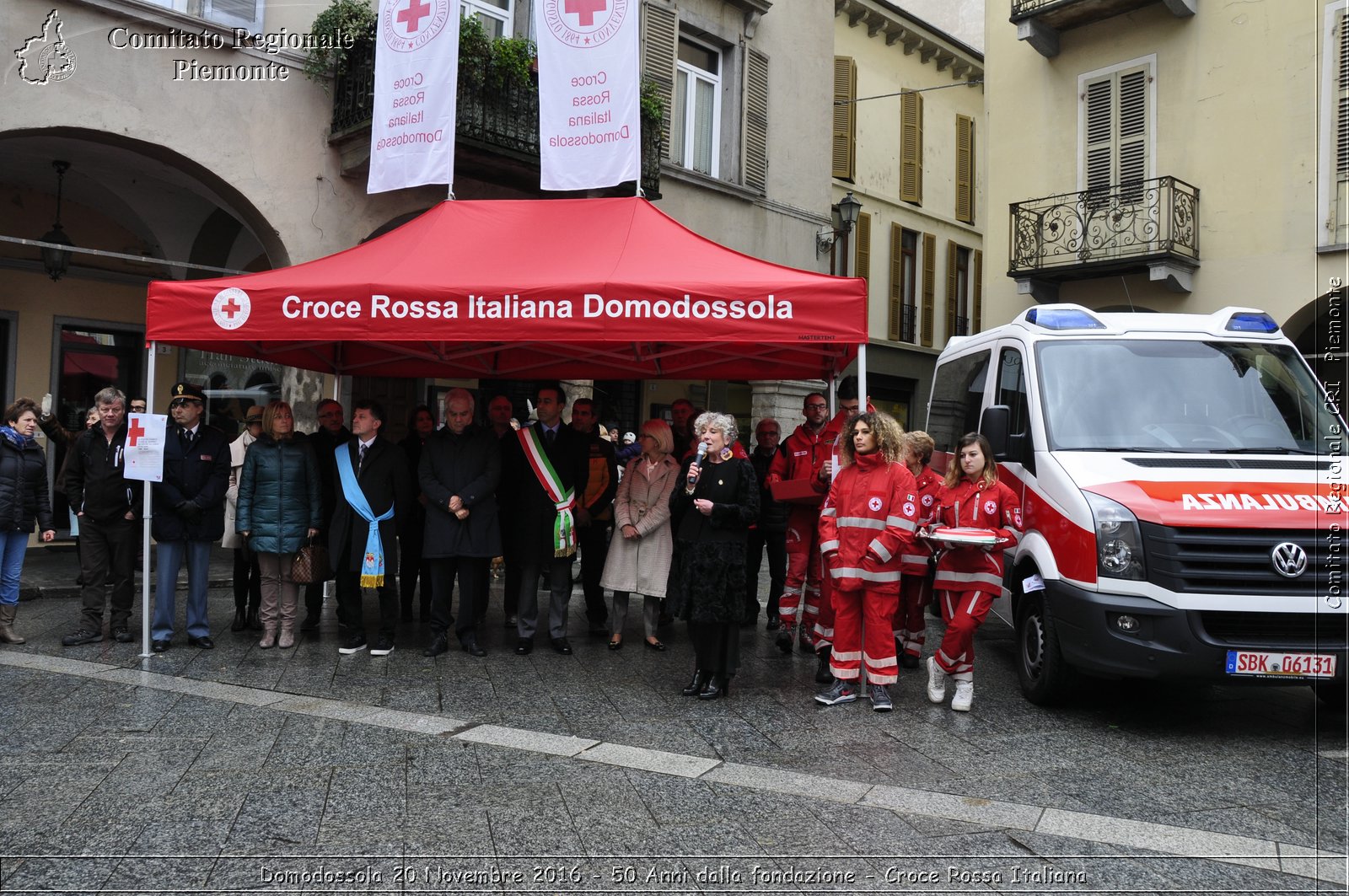 Domodossola 20 Novembre 2016 - 50 Anni dalla fondazione - Croce Rossa Italiana- Comitato Regionale del Piemonte