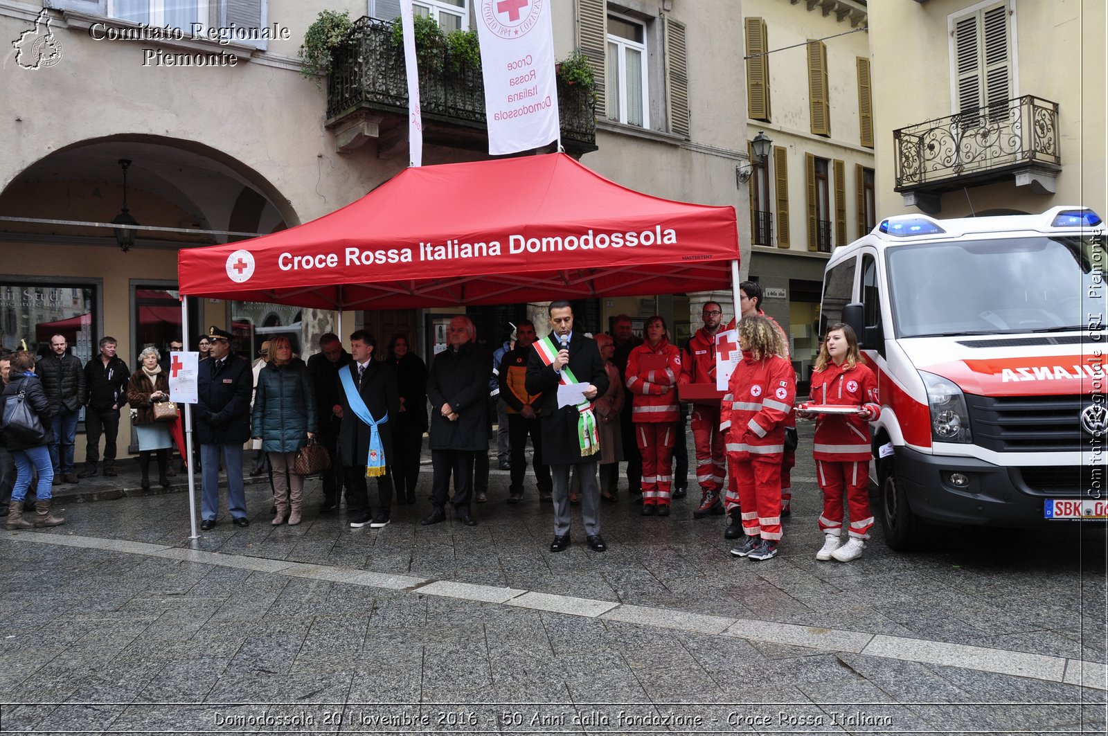 Domodossola 20 Novembre 2016 - 50 Anni dalla fondazione - Croce Rossa Italiana- Comitato Regionale del Piemonte