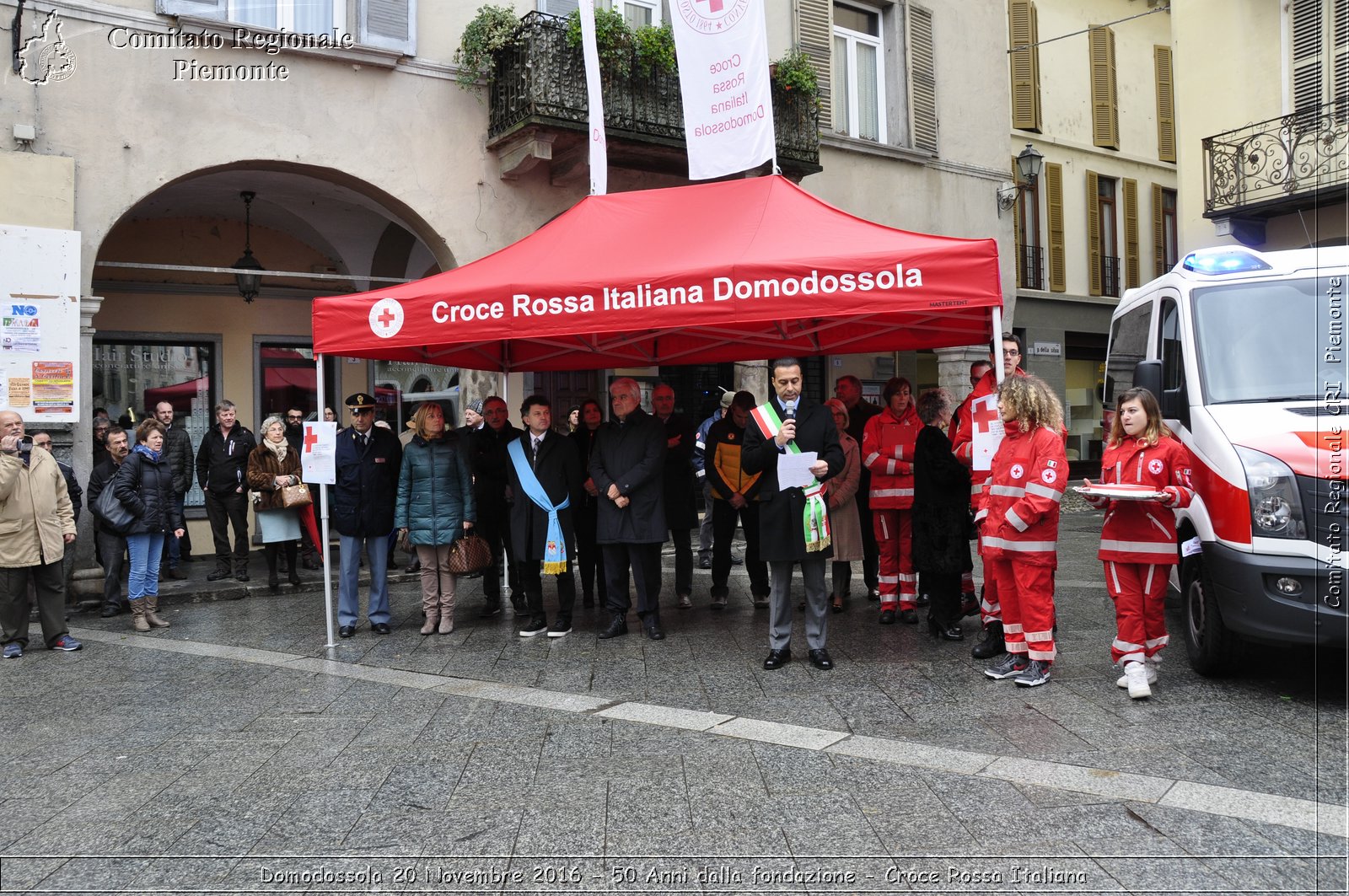 Domodossola 20 Novembre 2016 - 50 Anni dalla fondazione - Croce Rossa Italiana- Comitato Regionale del Piemonte